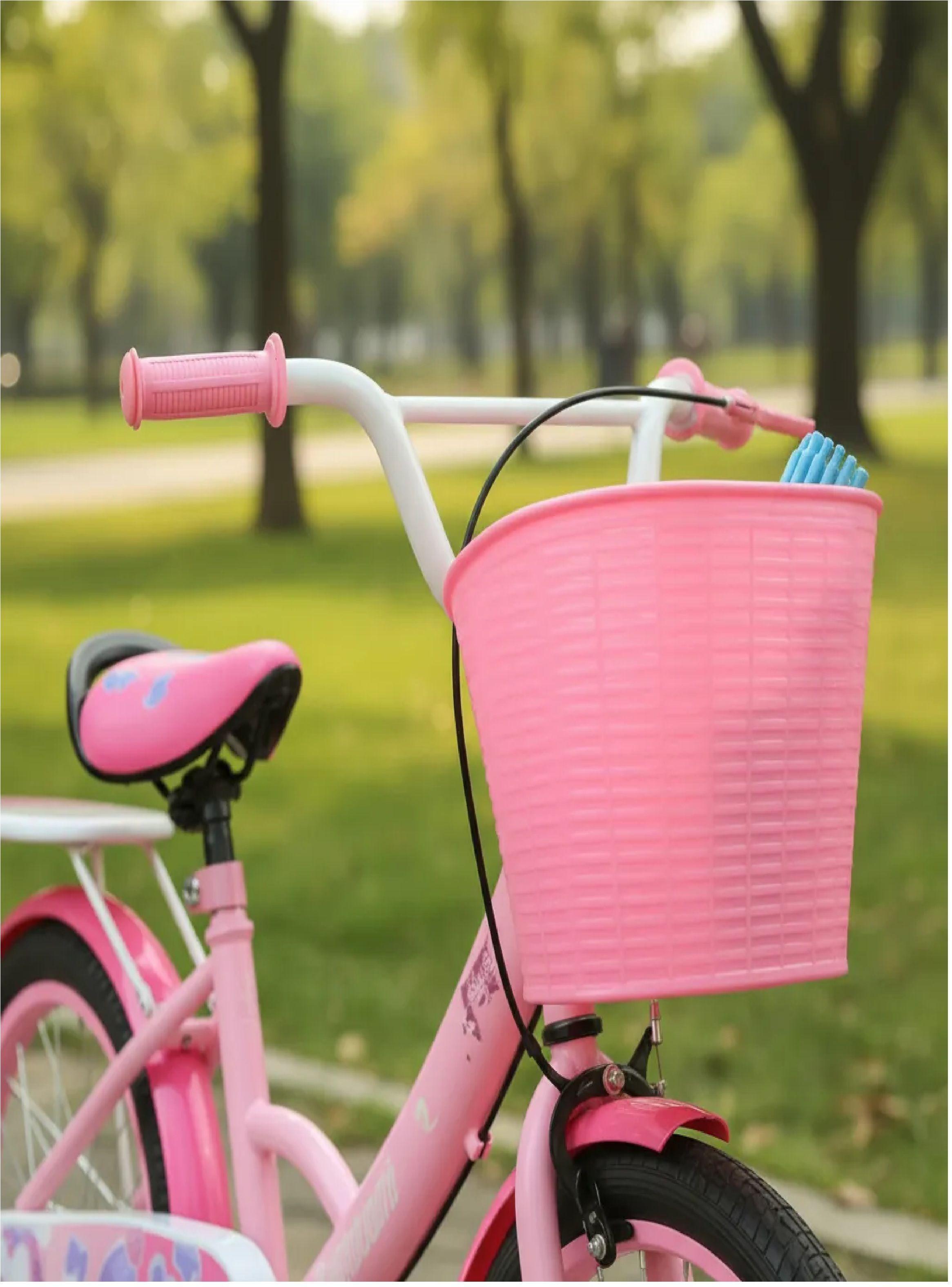 Bicicleta Aro 16 Infantil Con Ruedas De Aprendizaje Rosa-3