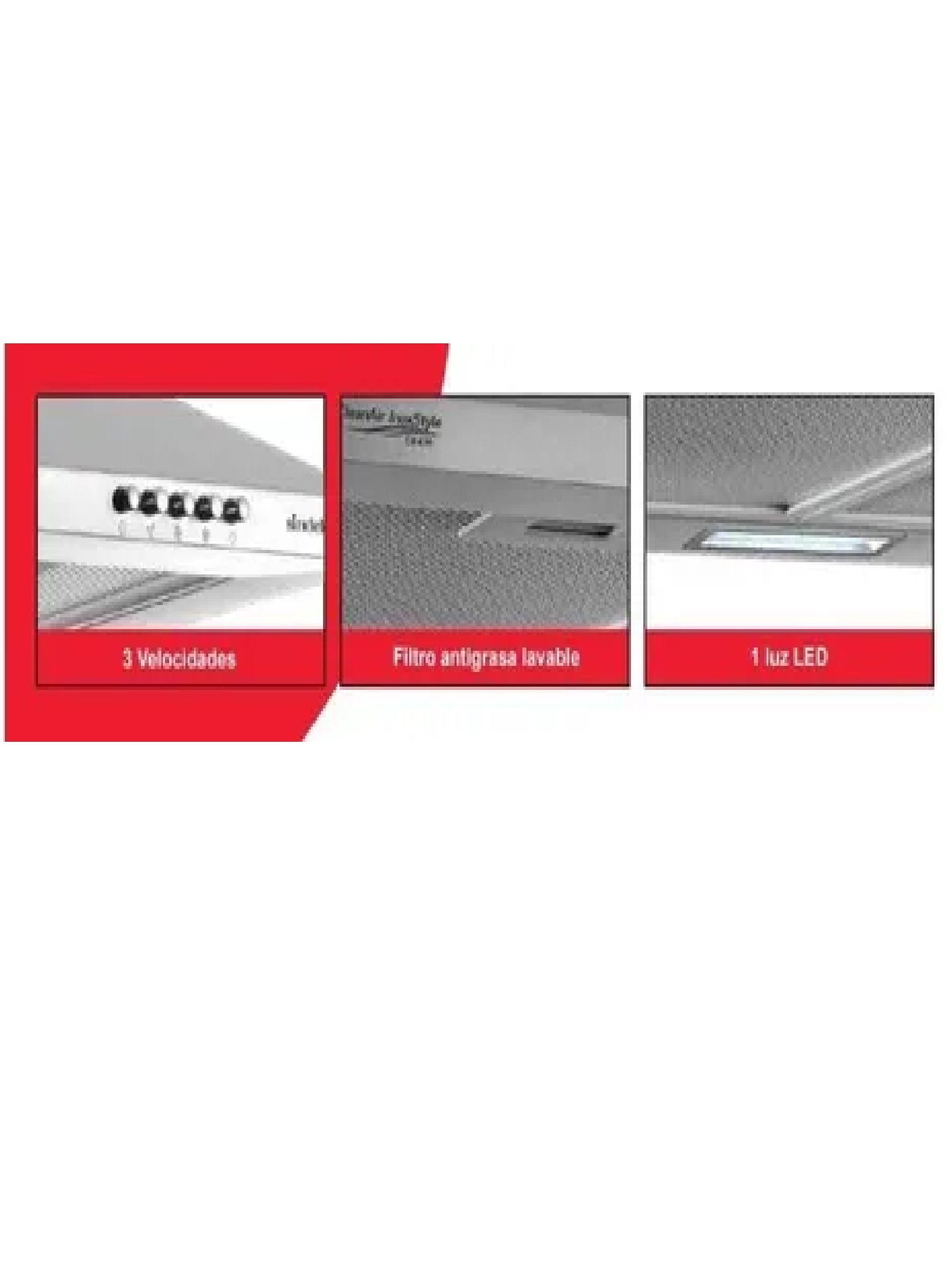 Campana Piramidal 60cm Ca-630pp Inox Sindelen-2