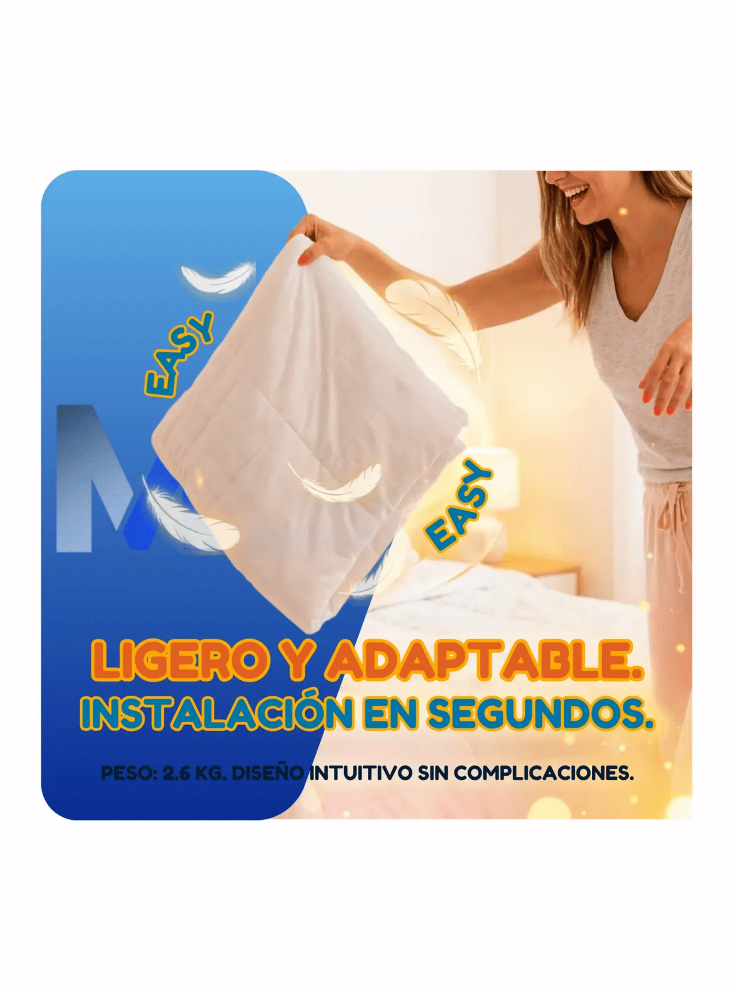 Pack X2 Calientacama King Size Nex 2x60w Ccking Blanco-4
