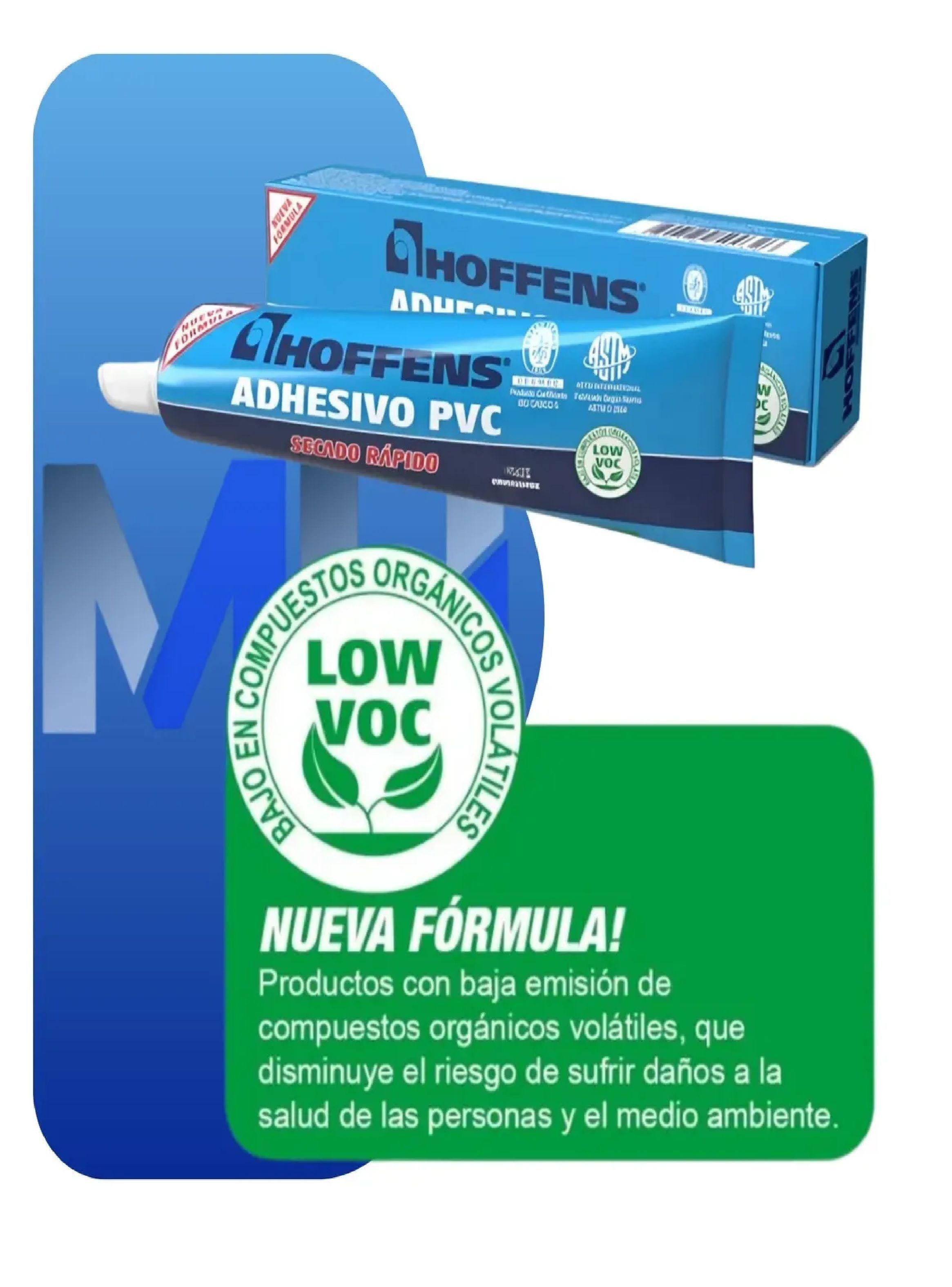 Adhesivo Pvc Hoffens Pomo 60cc Secado Rapido Soldadura Fria-2
