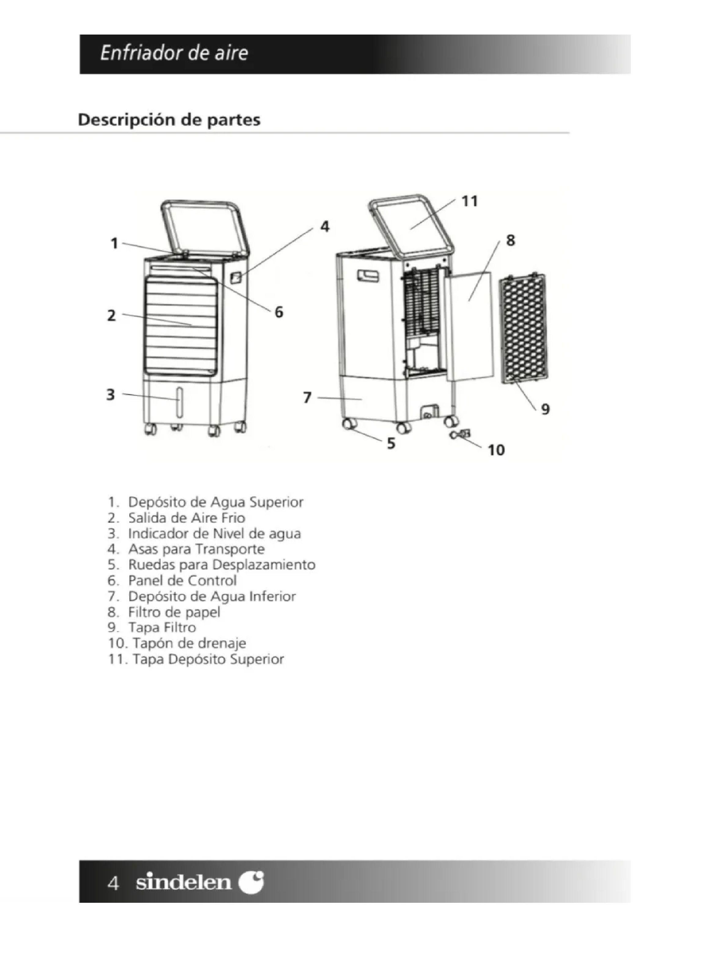 Enfriador De Aire Eea-700 Sindelen-4