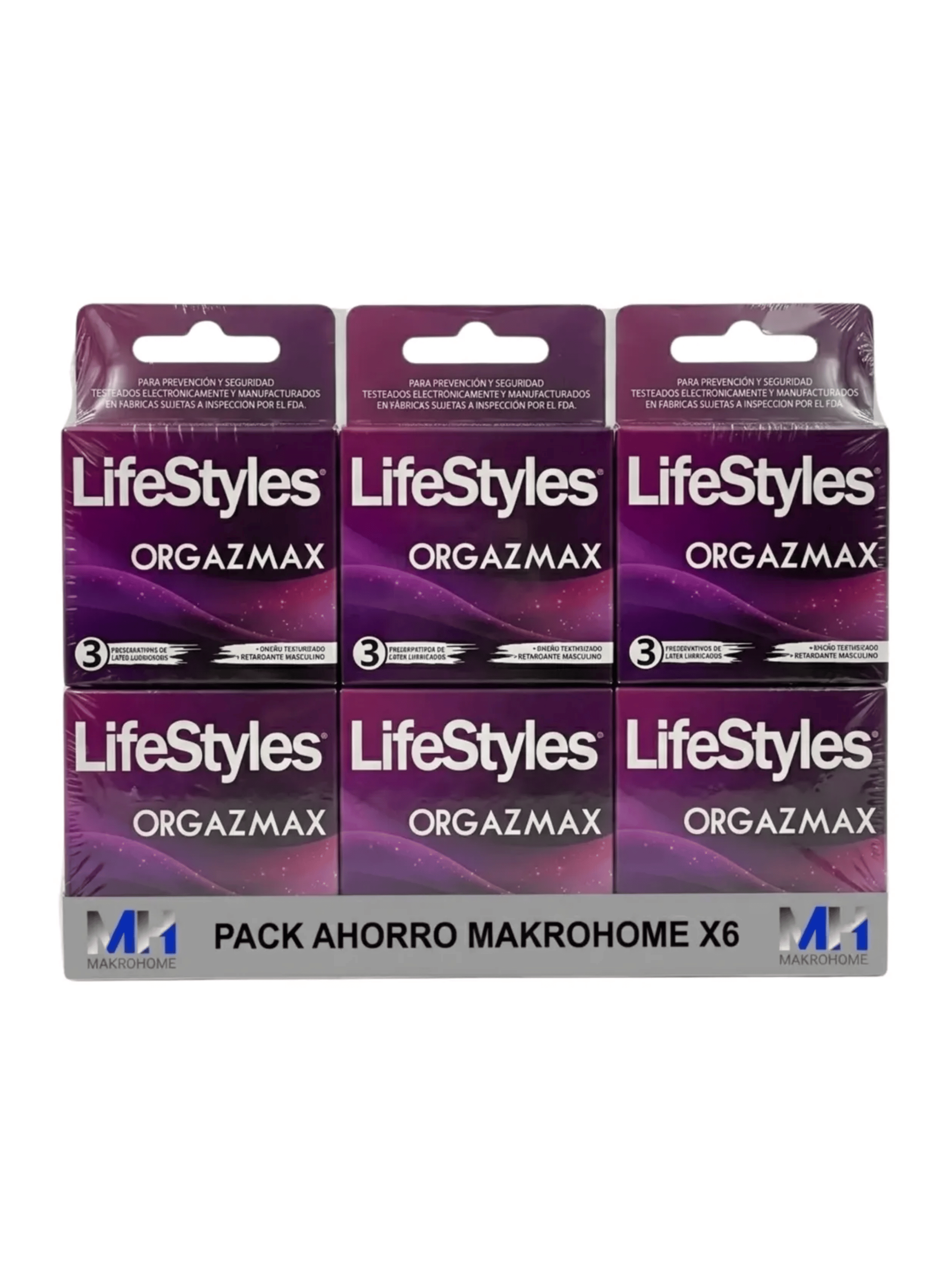 Preservativos Condones Orgazmax Lifestyles 18 Und L tex-0