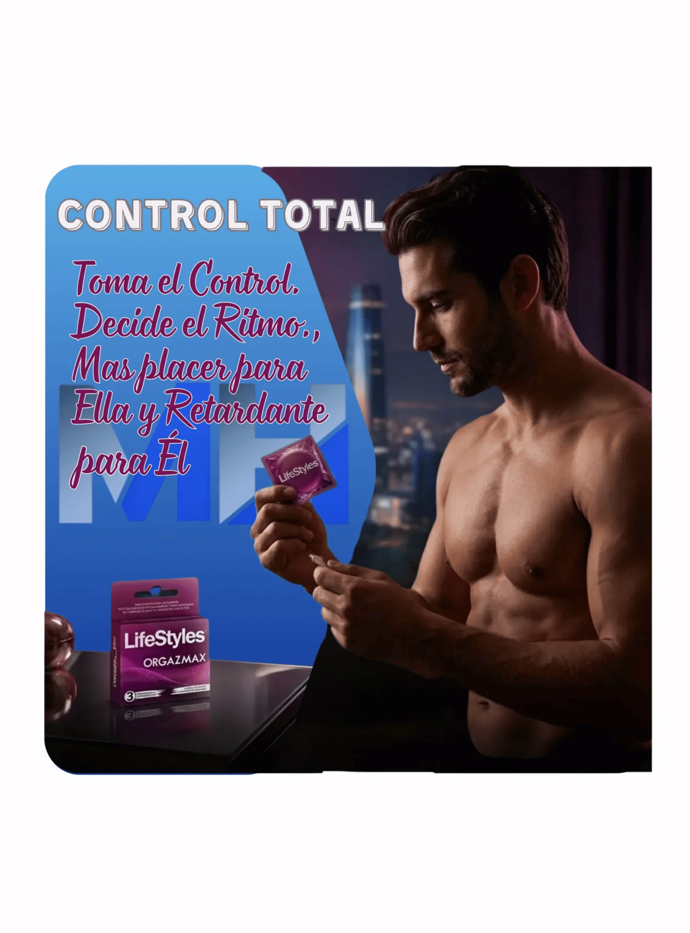Preservativos Condones Orgazmax Lifestyles 18 Und L tex-5