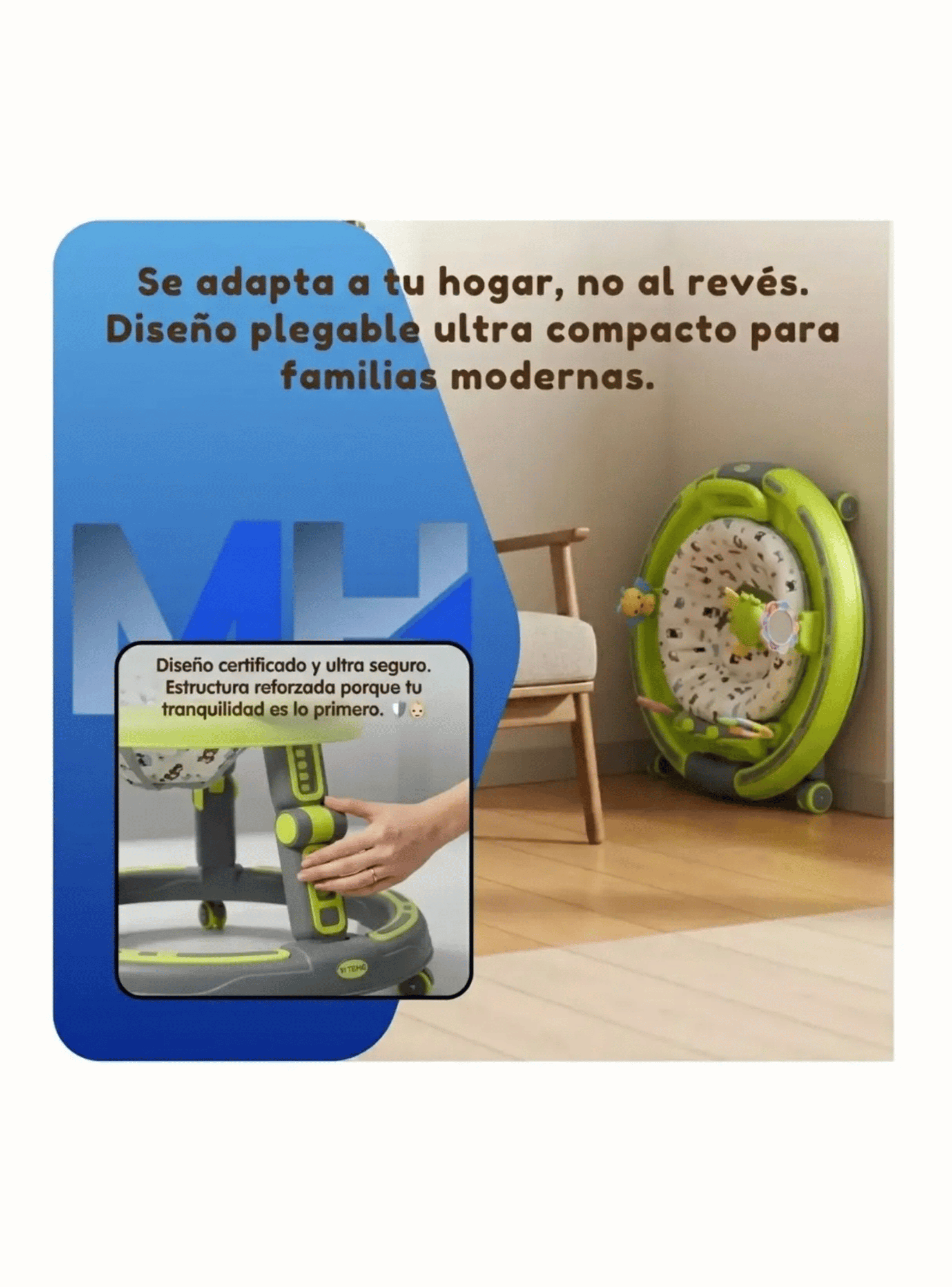Andador Caminador Para Beb Plegable Centro De Actividades-3