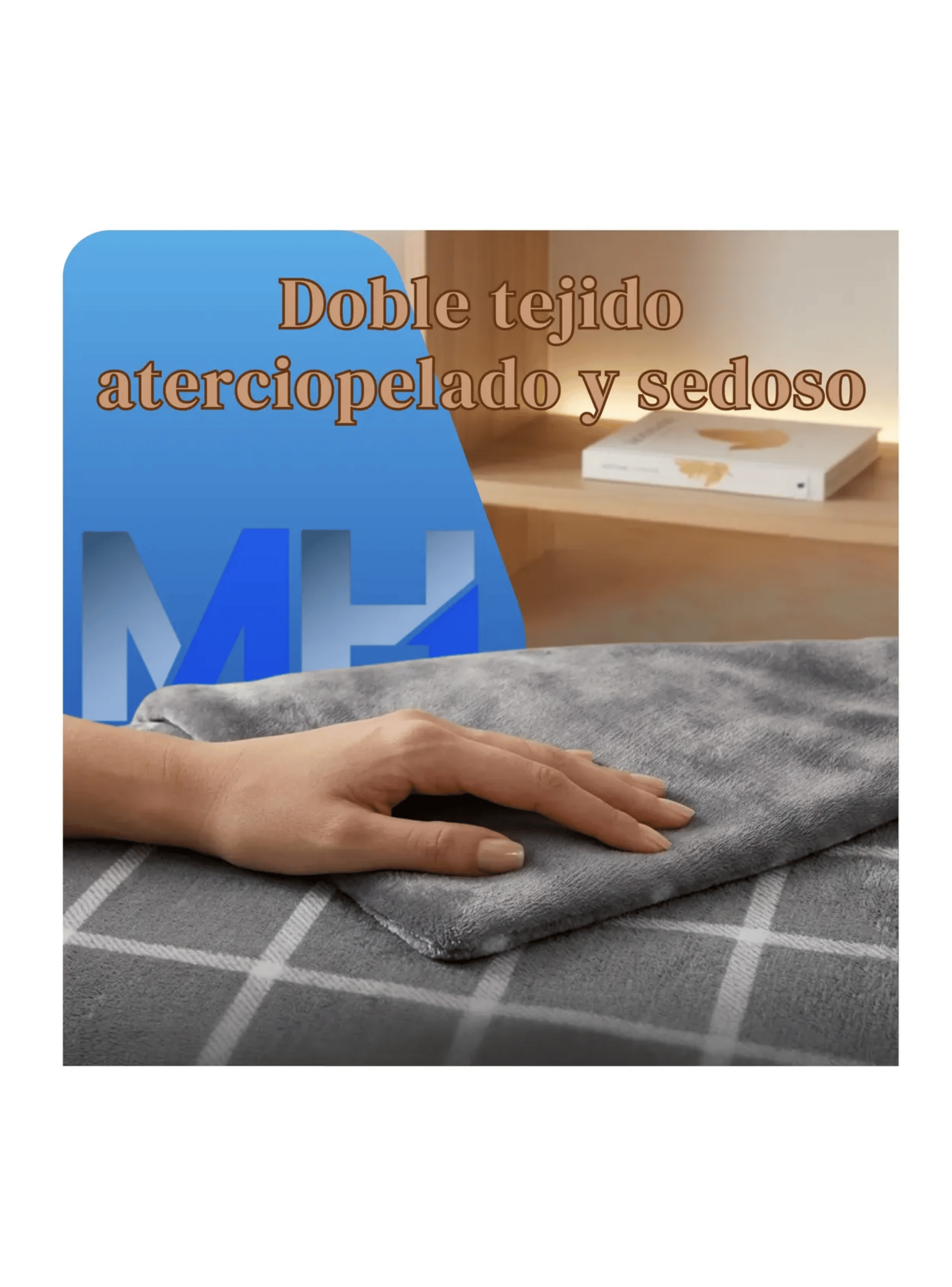 Manta Electrica Scaldasonno Imetec Adapto Velvet 150x95 Cm-4