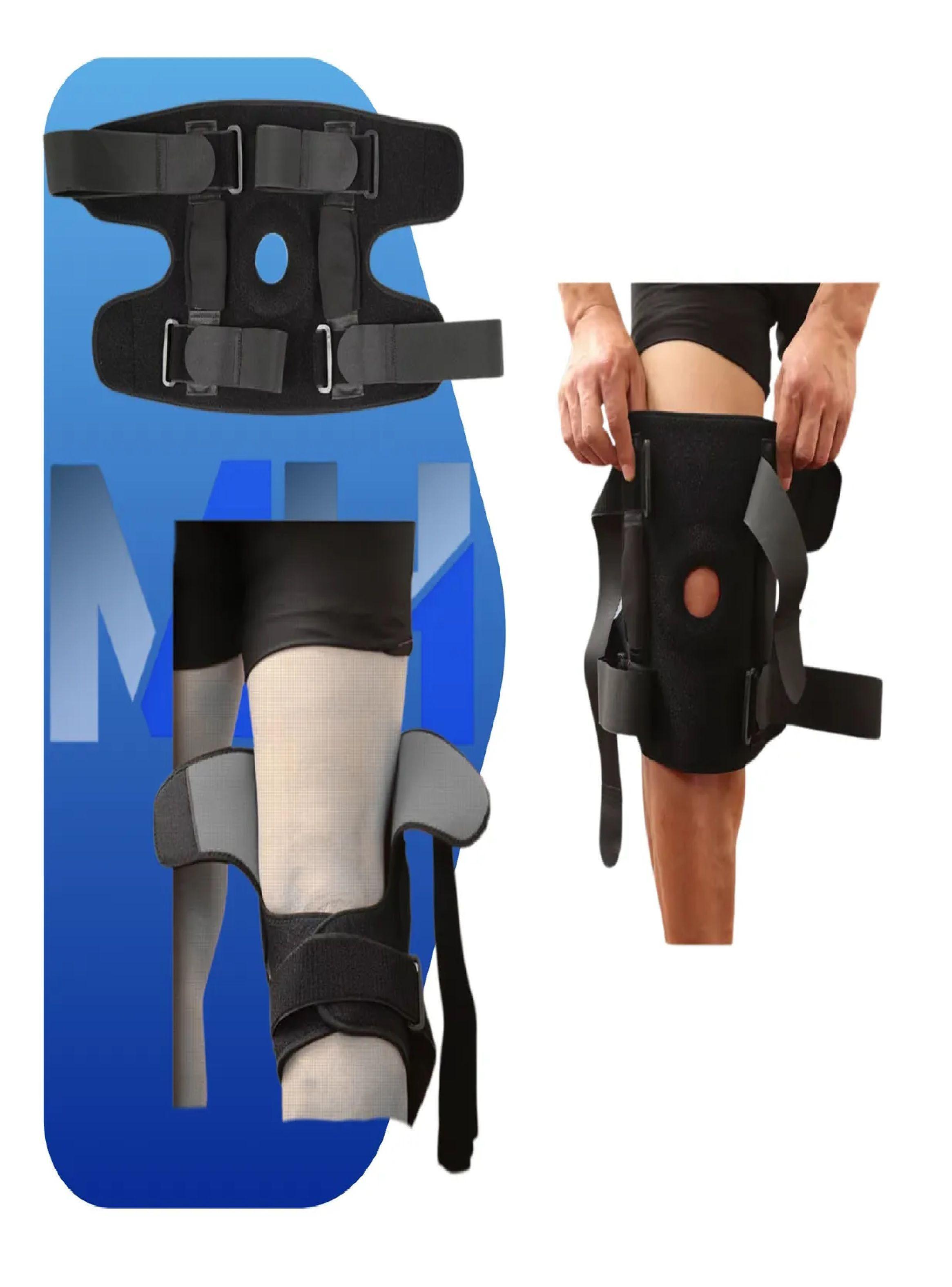 Rodillera Con Bisagras Y Placa De Aluminio Lesiones Deporte-3