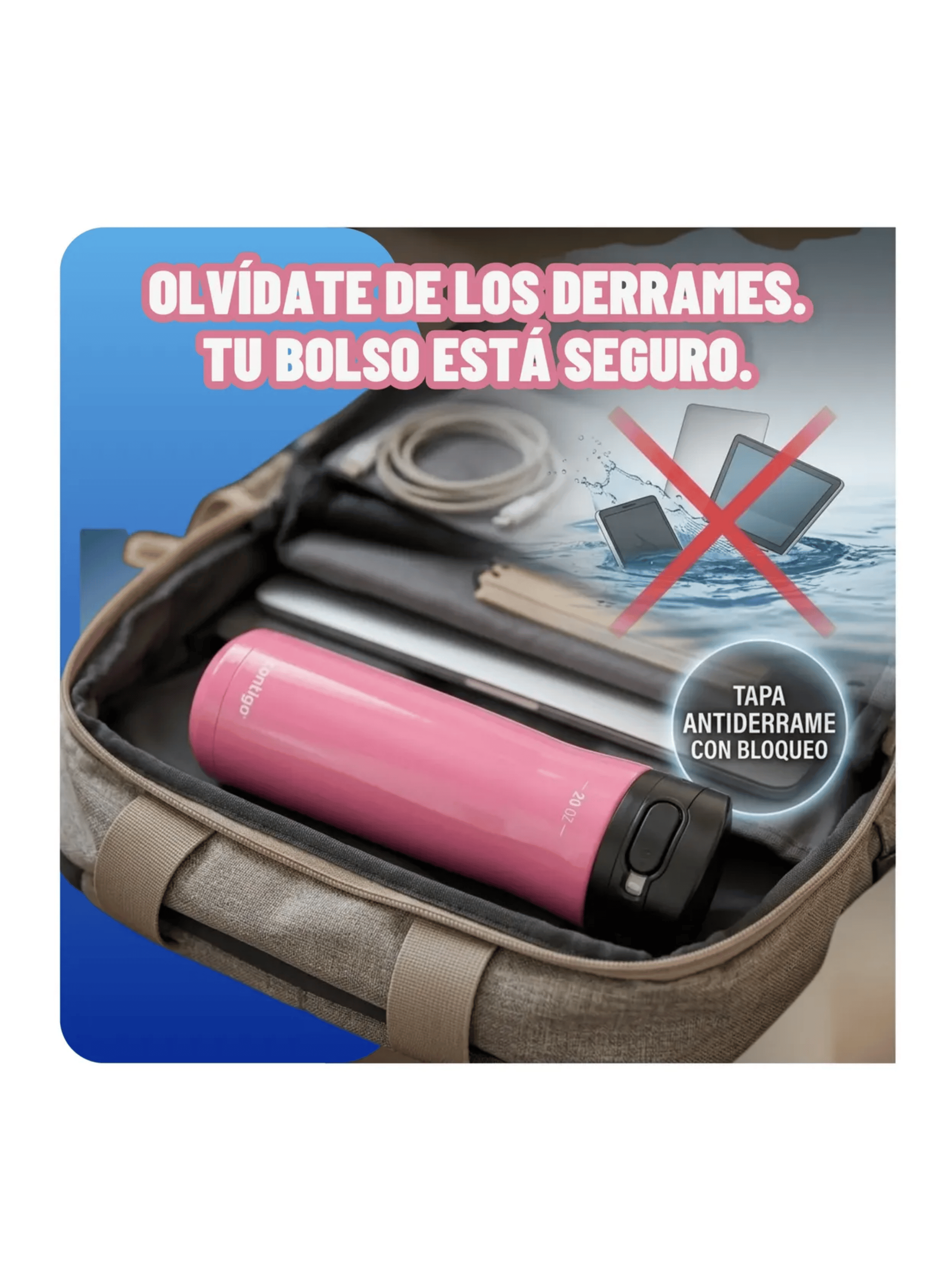 Botella Termica Contigo Jackson Chill 2 0 Autopop 591ml Rosa-4
