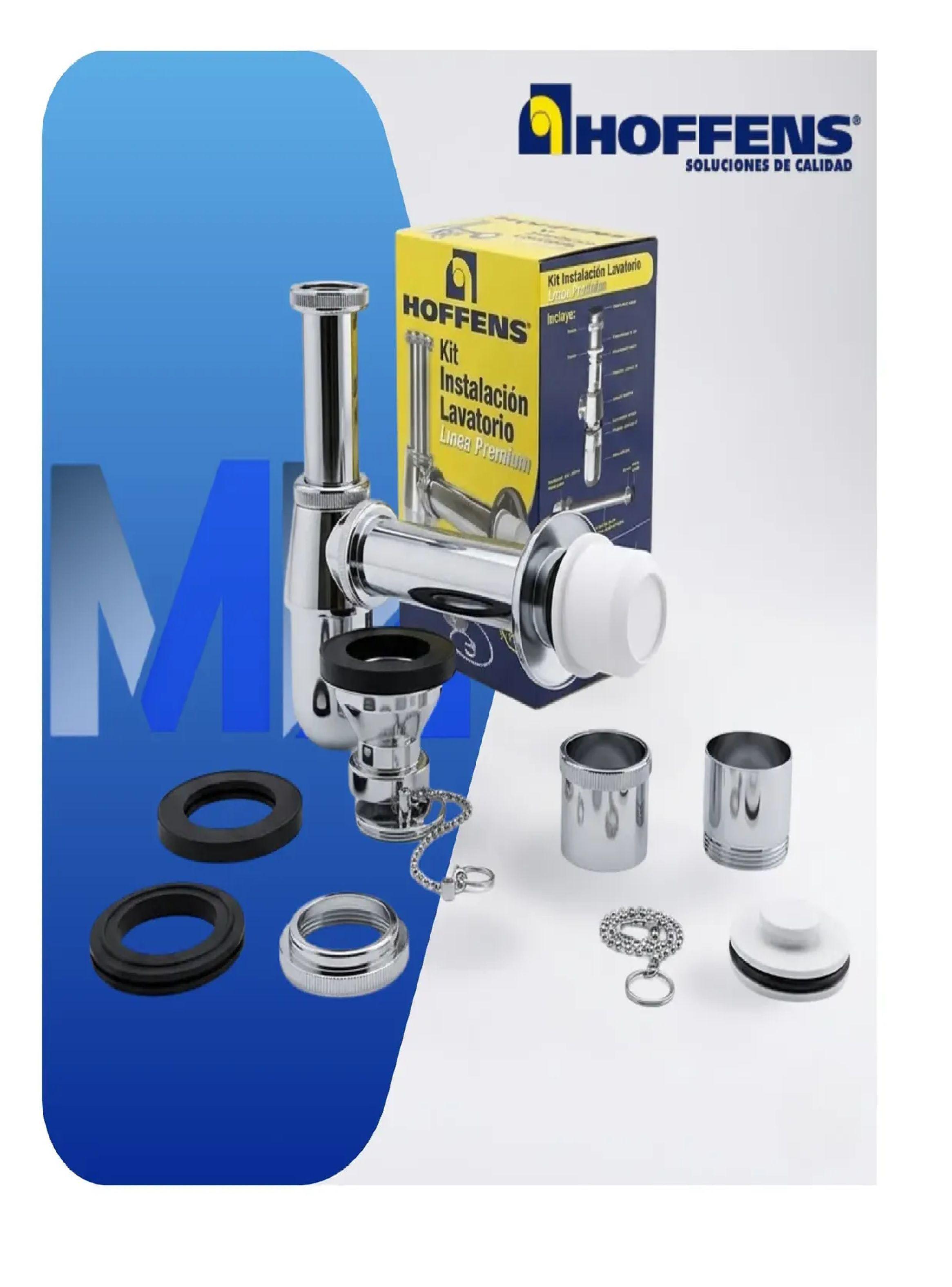 Sifon Metalico Lavatorio 1 1/4 + Desague Cromado Completo-3