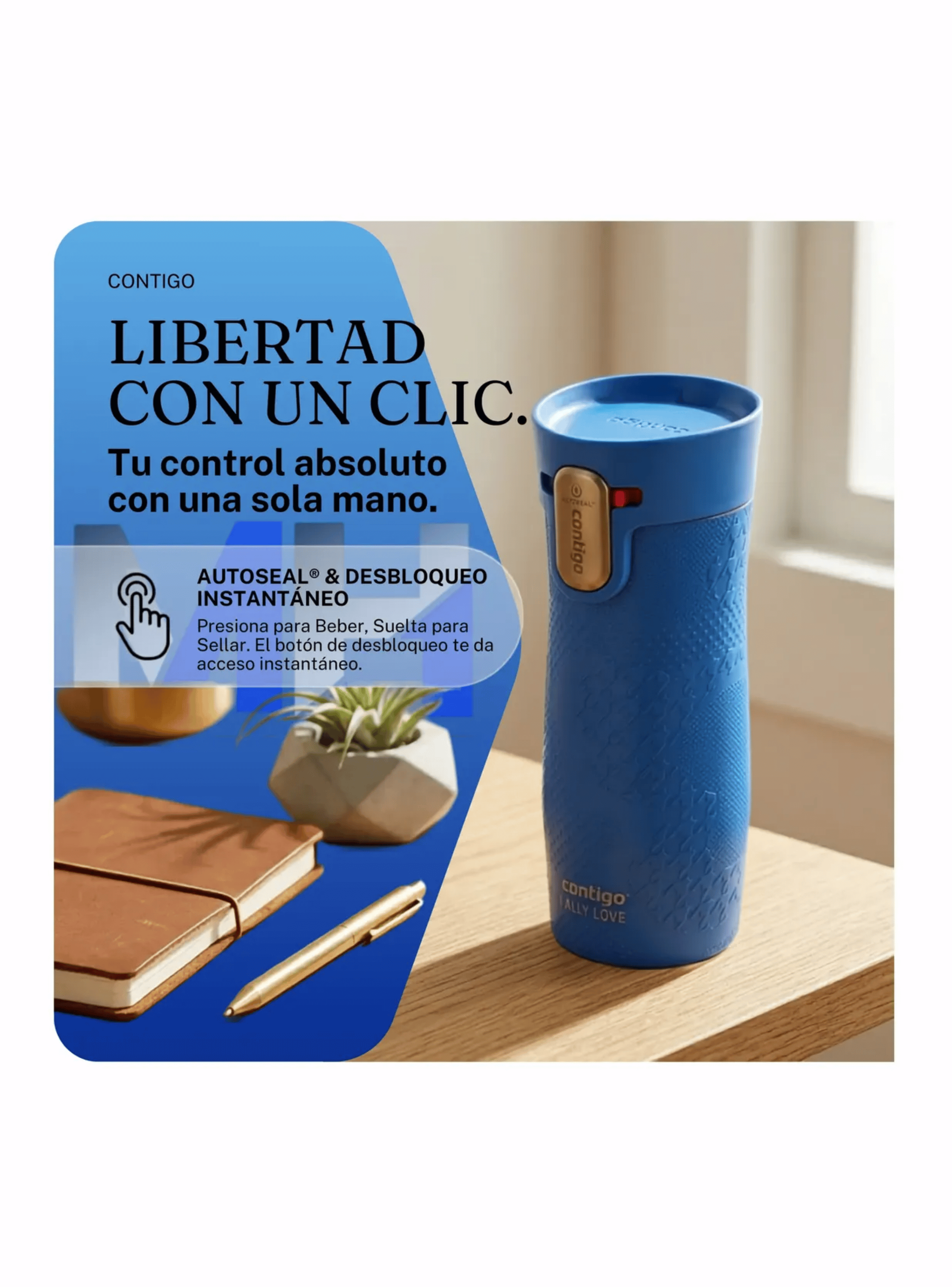 Mug Vaso Termico Contigo West Loop 473ml Autoseal Ally Love-4