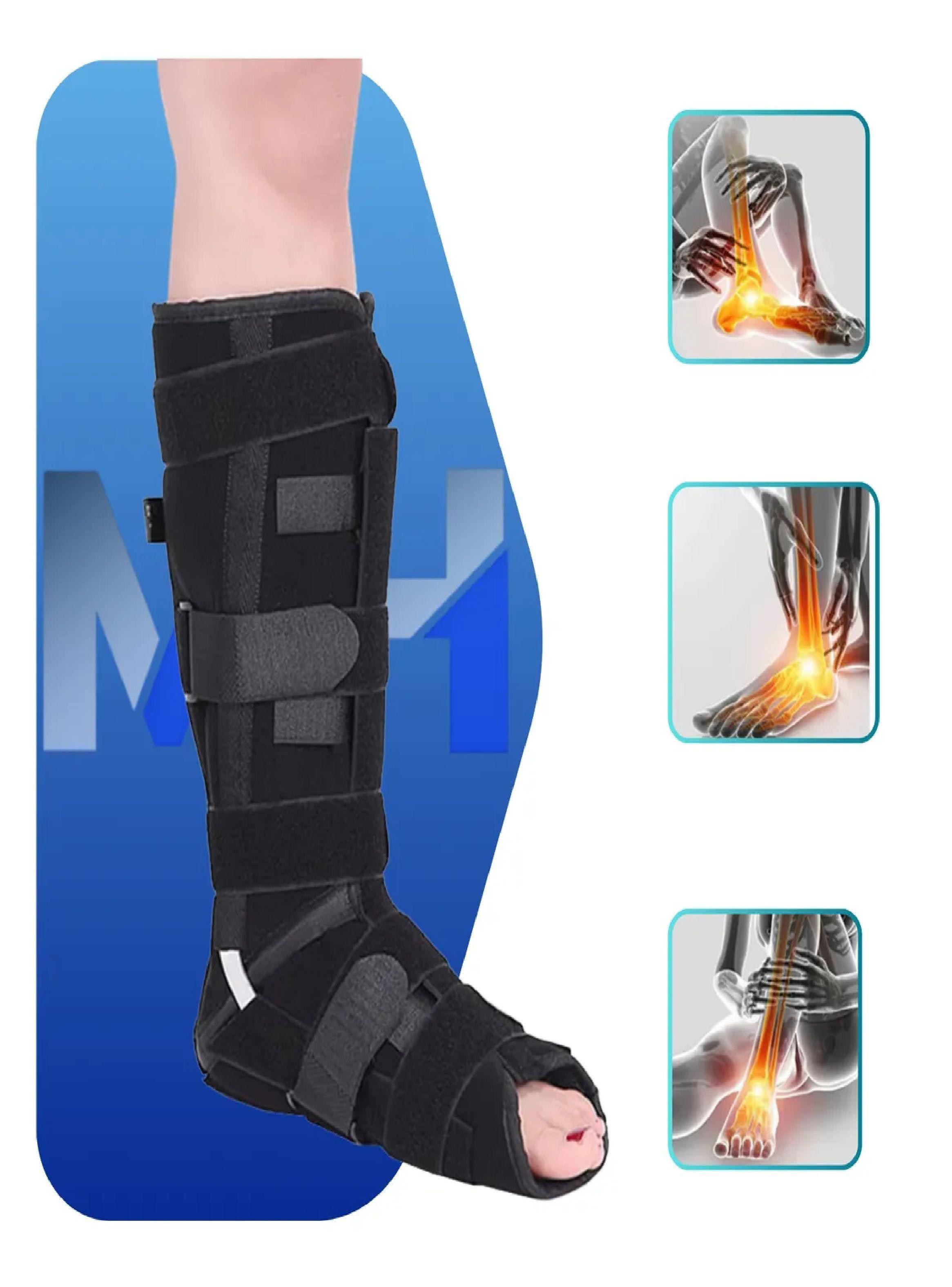 Ferula Ortopedica Para Tobillo Pierna Con Barra De Aluminio Talla S-4