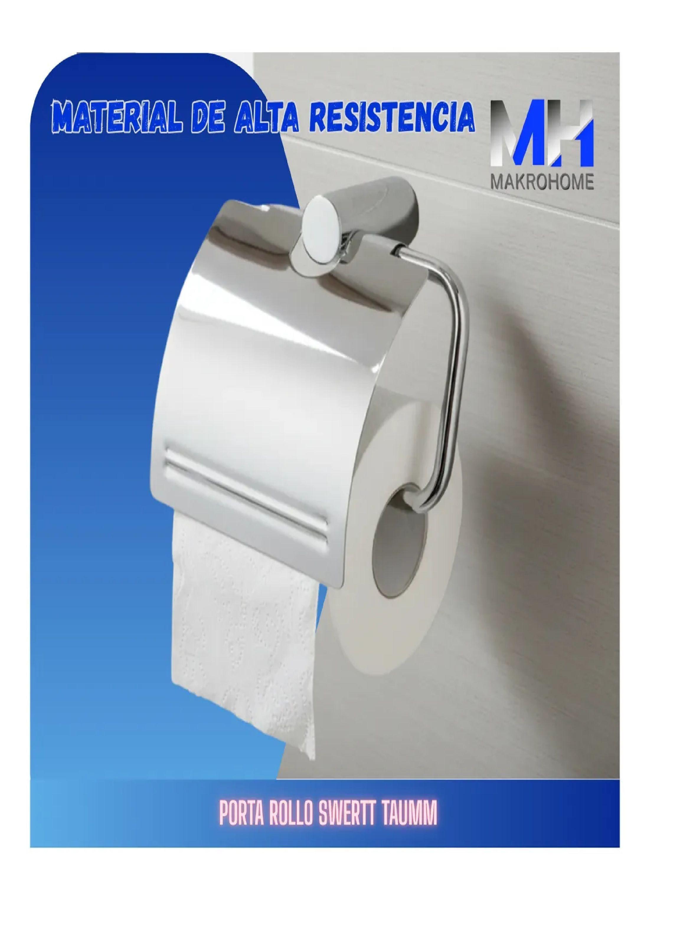 Porta Rollo Swertt Acero Inoxidable Brillante Diseño Moderno-3