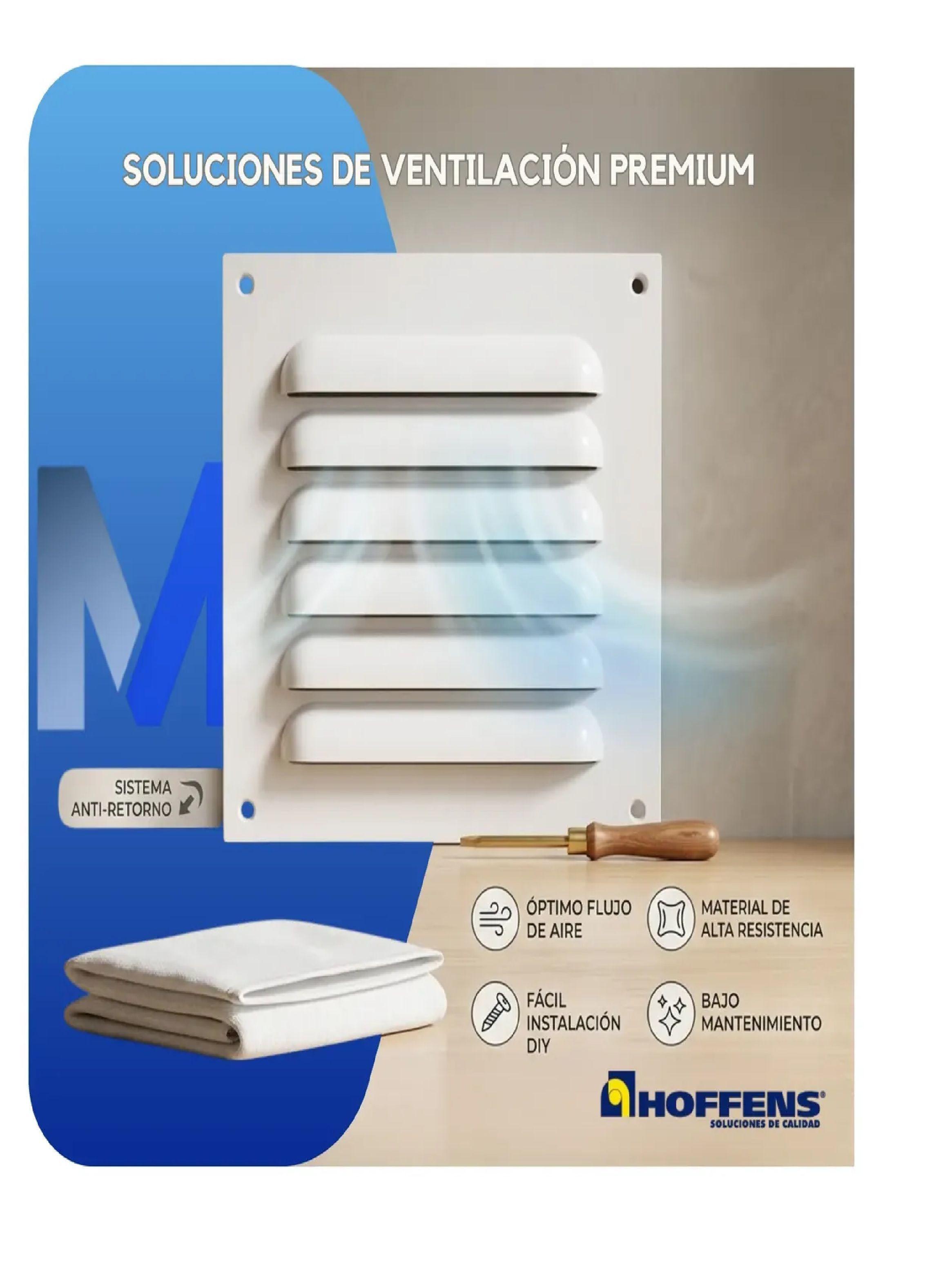 Celosia Plana Sobrepuesta 15x15cm Con Proteccion Uv Blanca-2