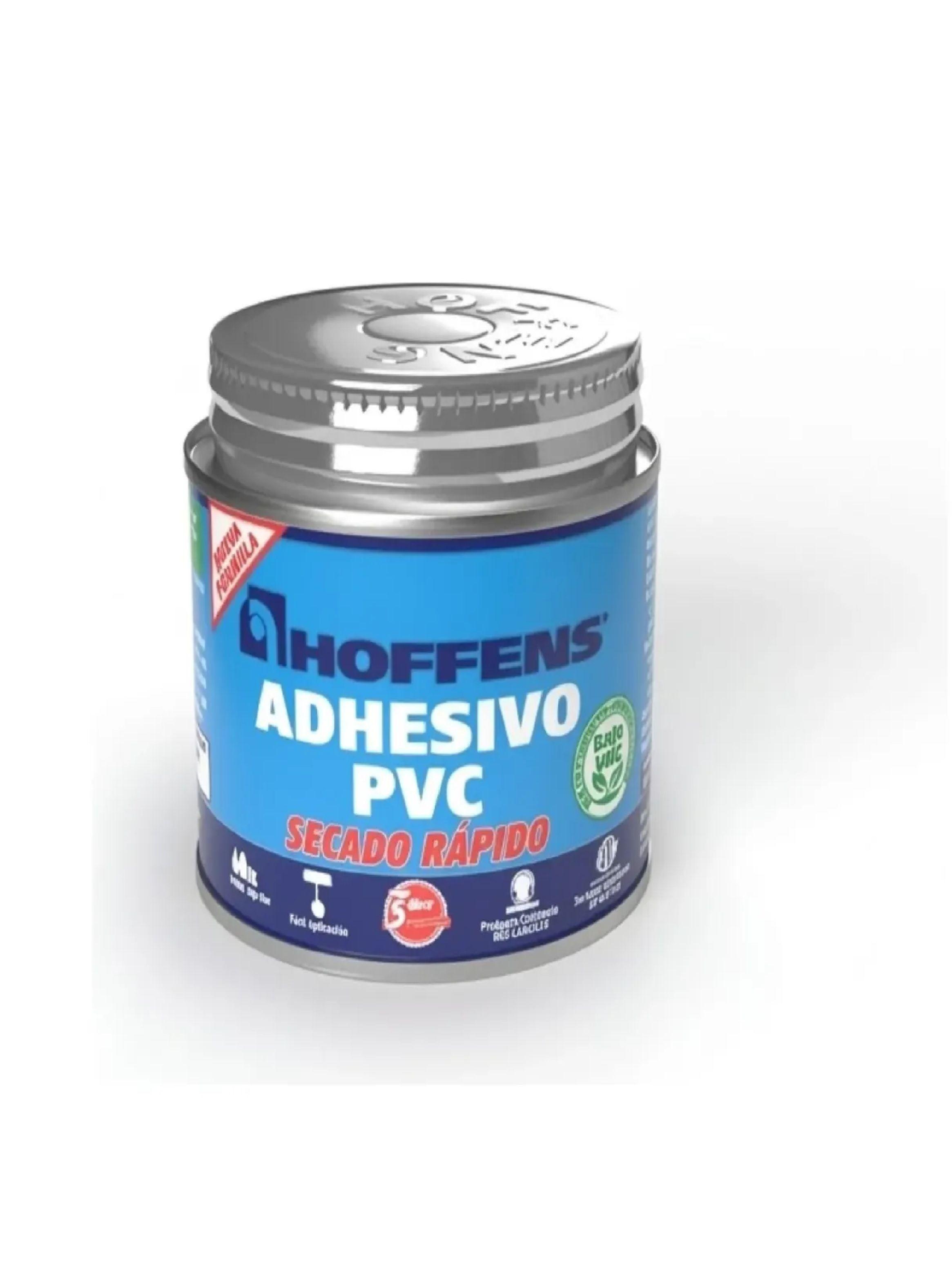 Adhesivo Pvc Hoffens Lata 60cc Secado Rápido Con Aplicador-0