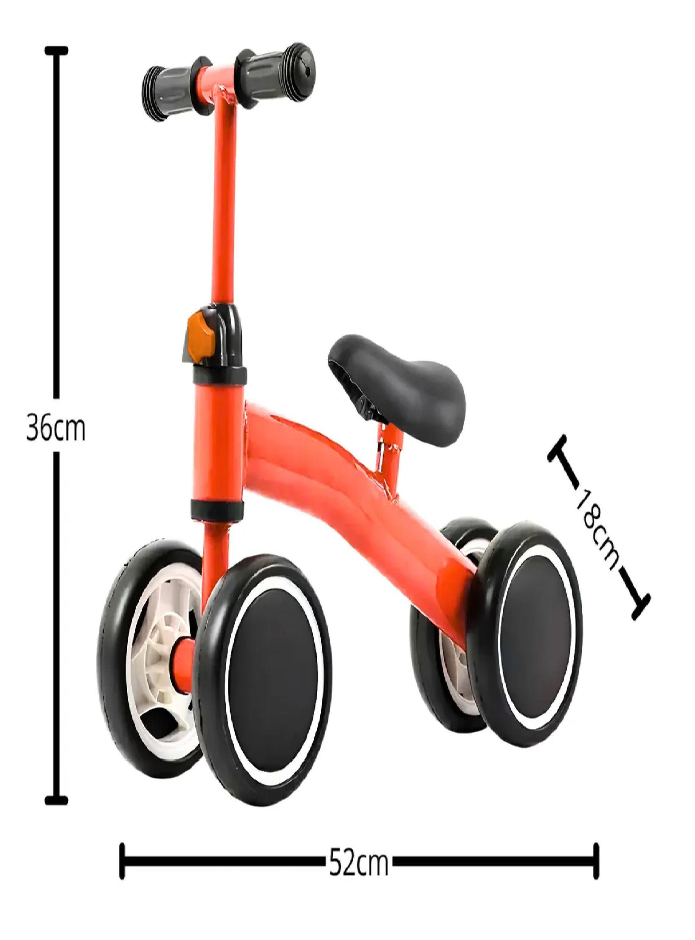 Bicicleta Correpasillo Triciclo Aprendizaje Equilibrio Niños Rojo-1