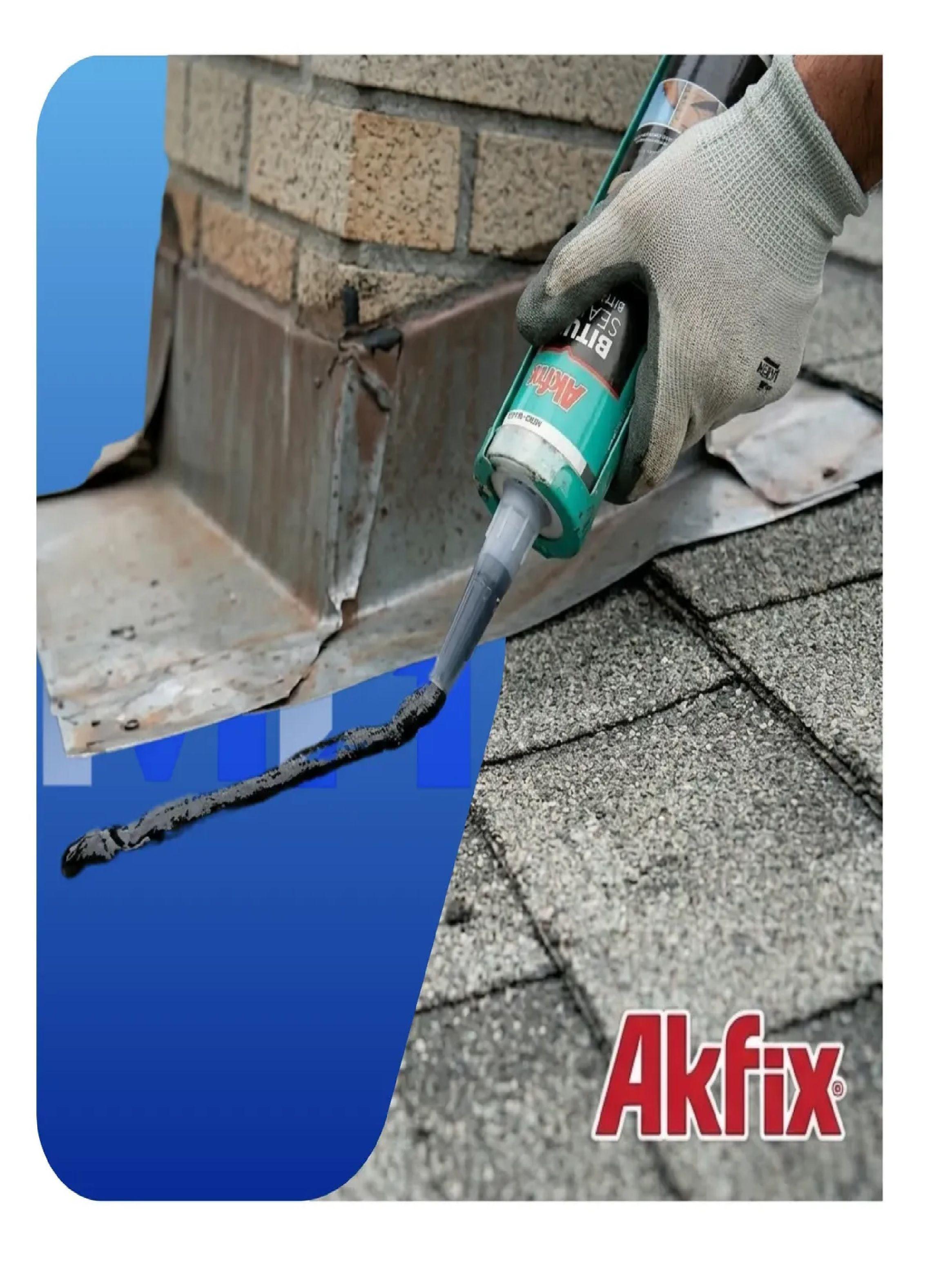 Pack 6 Sellador Bituminoso Asfaltico Akfix 602 Techos Humedo-2