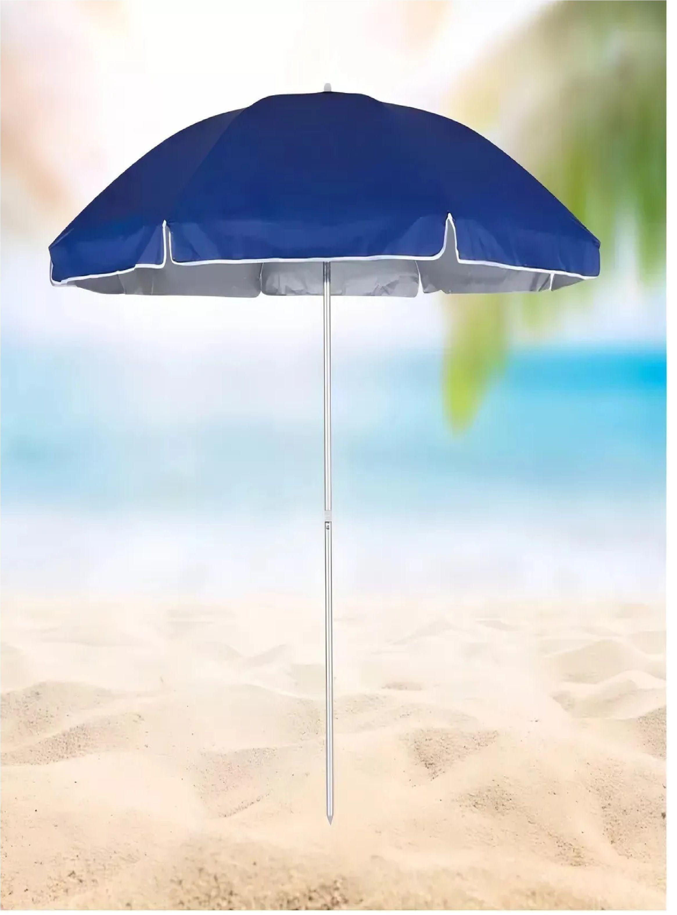 Pack X 5 Quitasol Filtro Uv Sombrilla Paraguas Azul 160cm-3