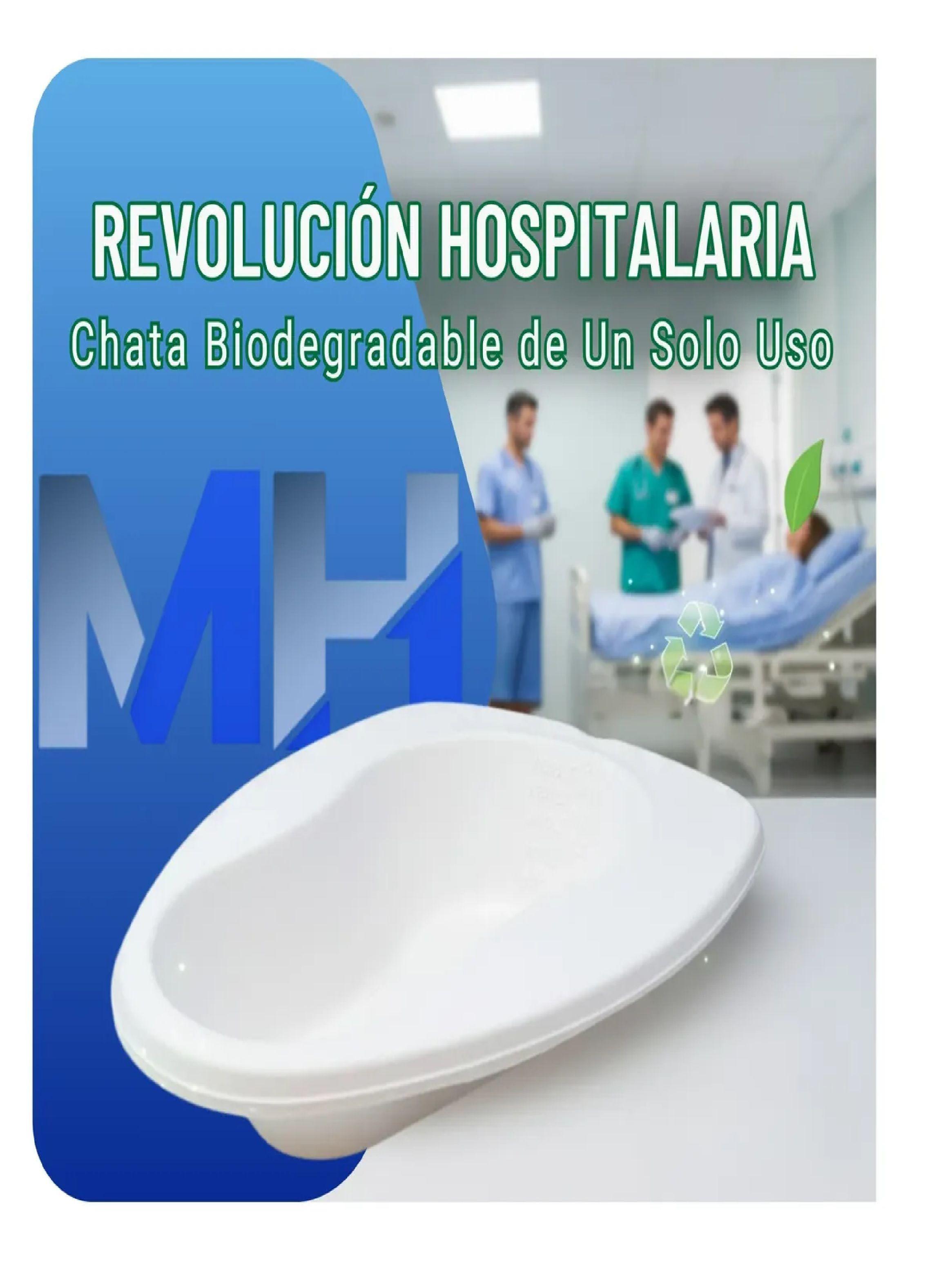 Chata Desechable De Carton 100% Biodegradable X20 Uso Medico-2