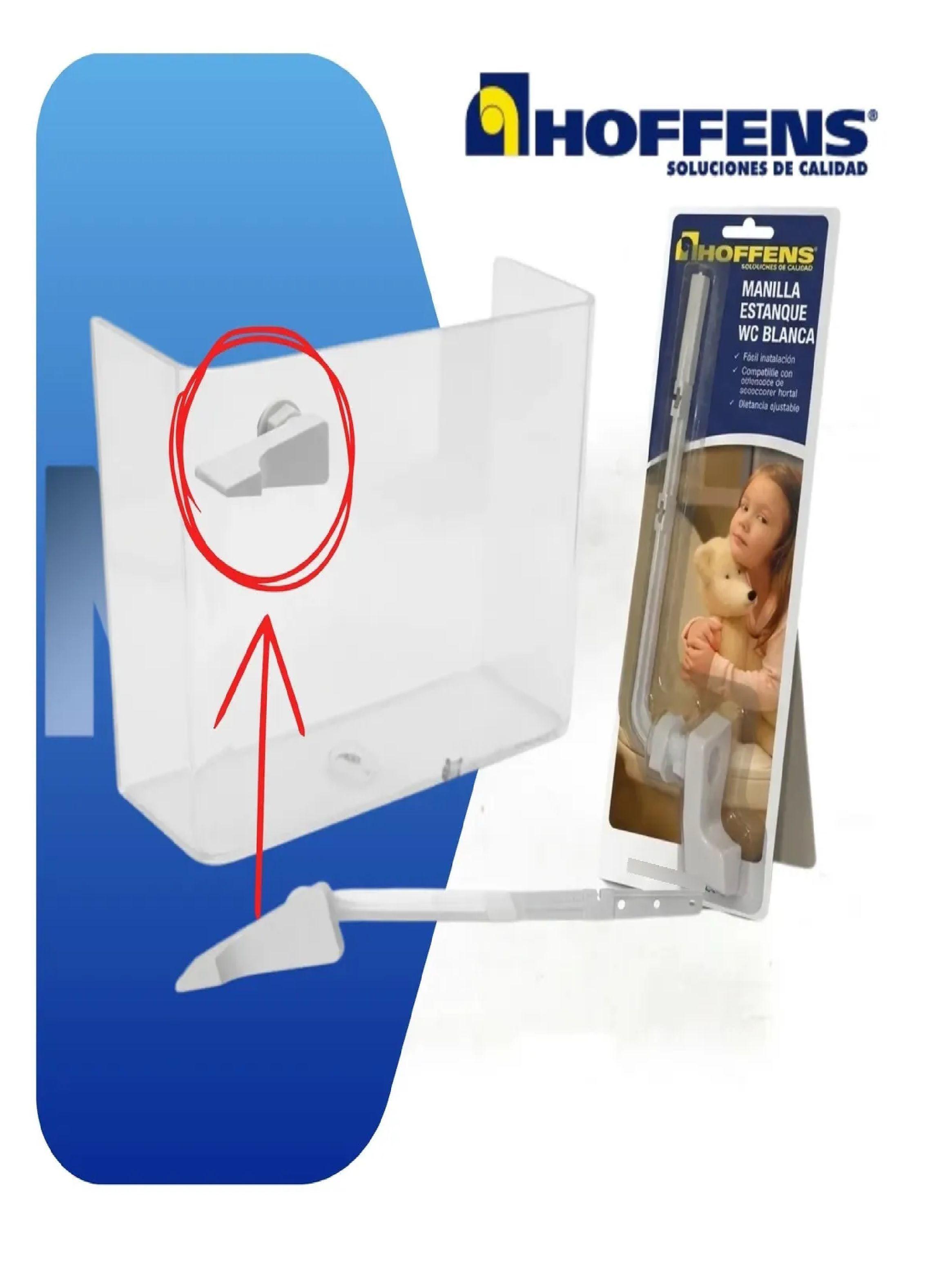 Manilla Palanca Estanque Wc Frontal Blanca Universal Hoffens-2