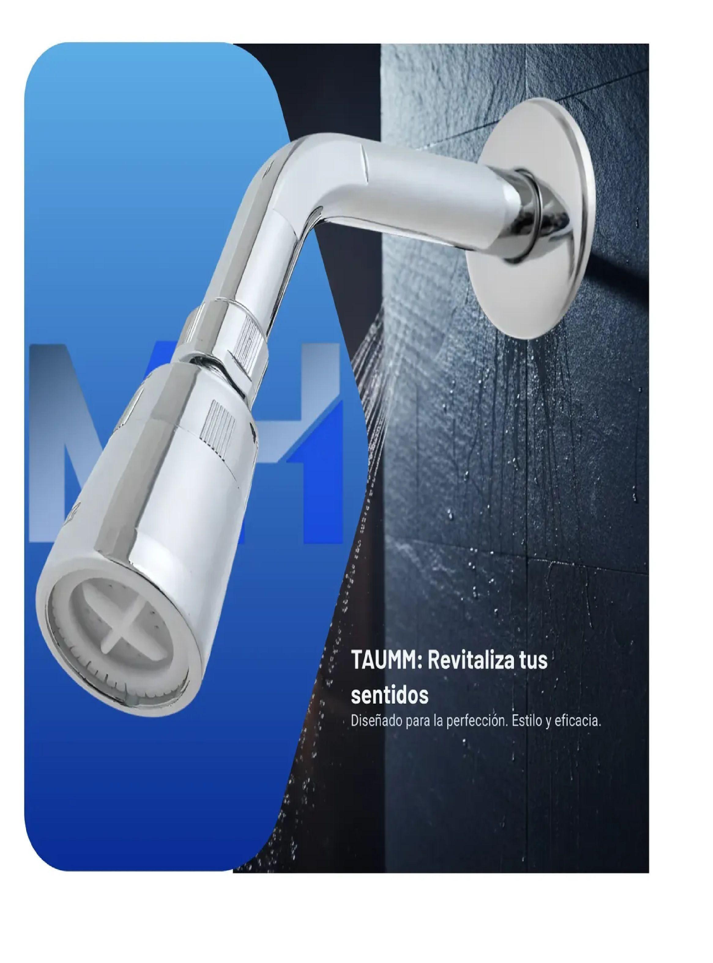 Brazos Ducha Plastico Cromada Al Muro Con Difusor Taumm X36-4