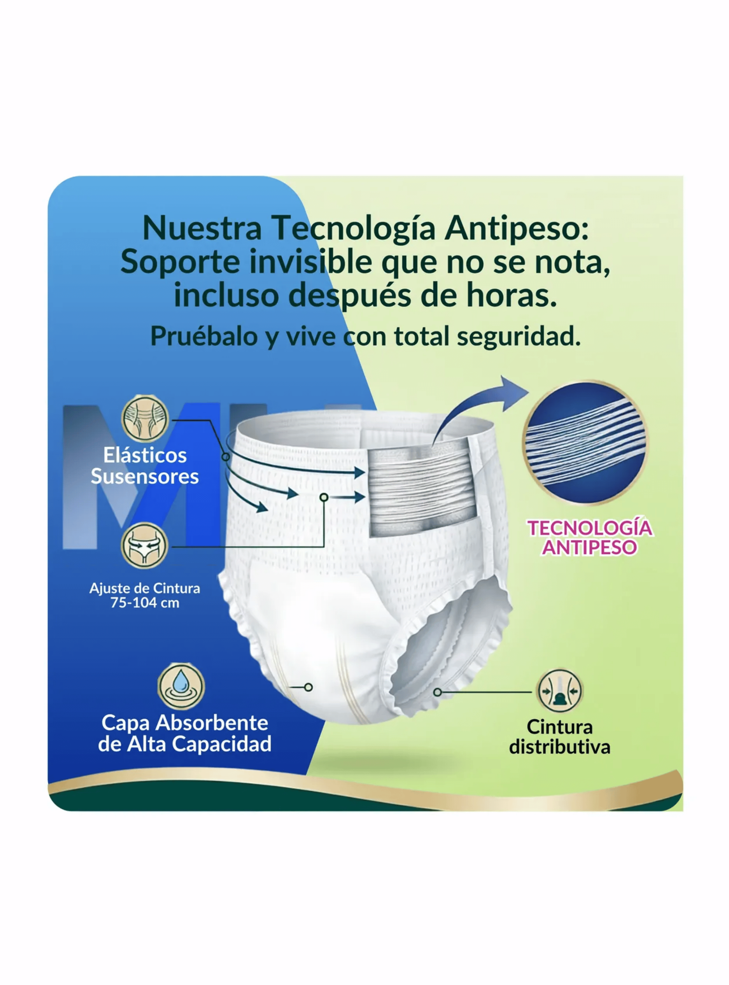 Panal Adulto Lifree Pants P m 32un Super Confort 8 Horas-1