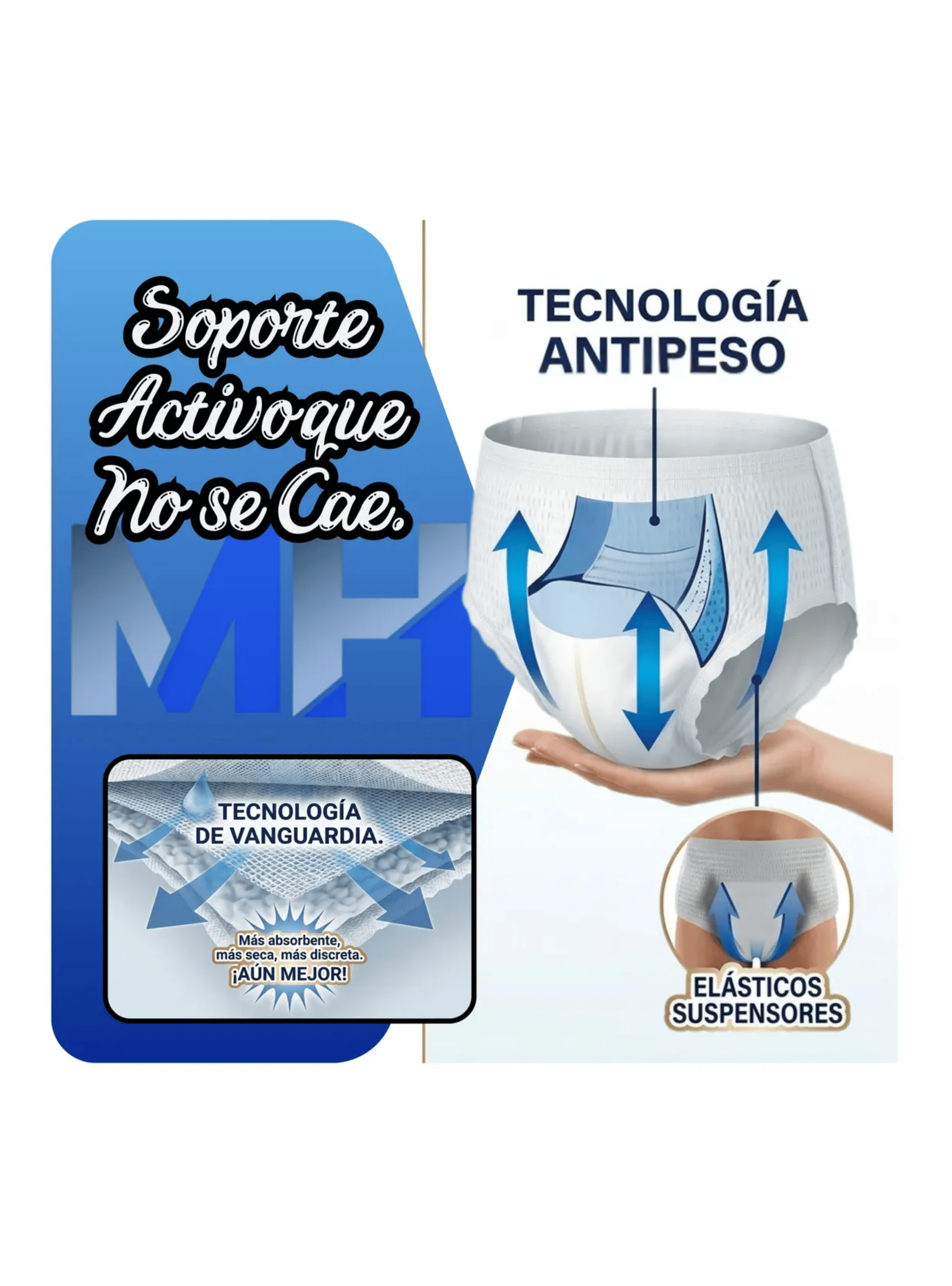 Panal Adulto Lifree Pants P m 32un Super Confort 8 Horas-2