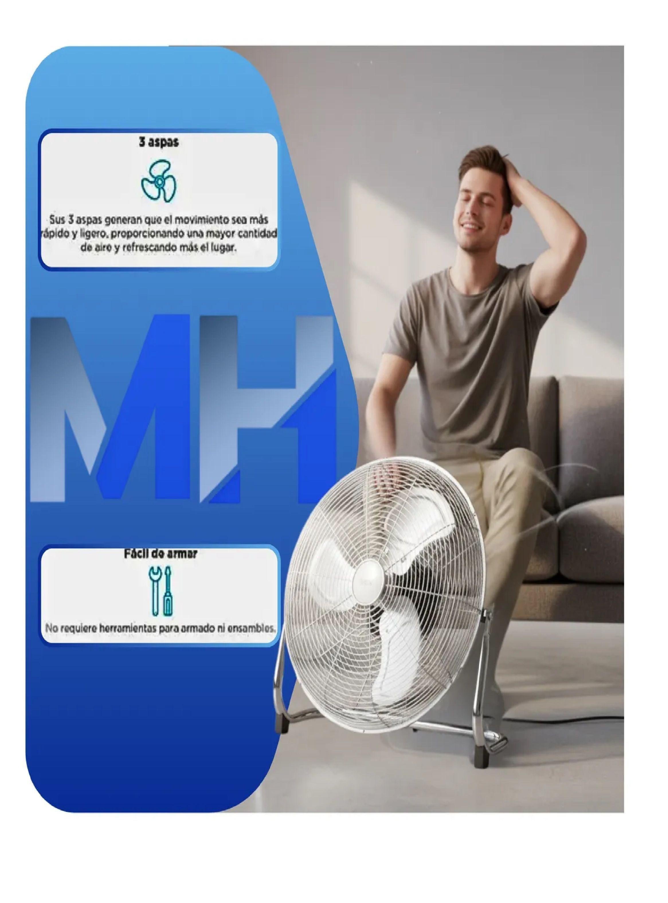 Ventilador Box Metalico 16 Potencia Y Frescura Ajustable-3