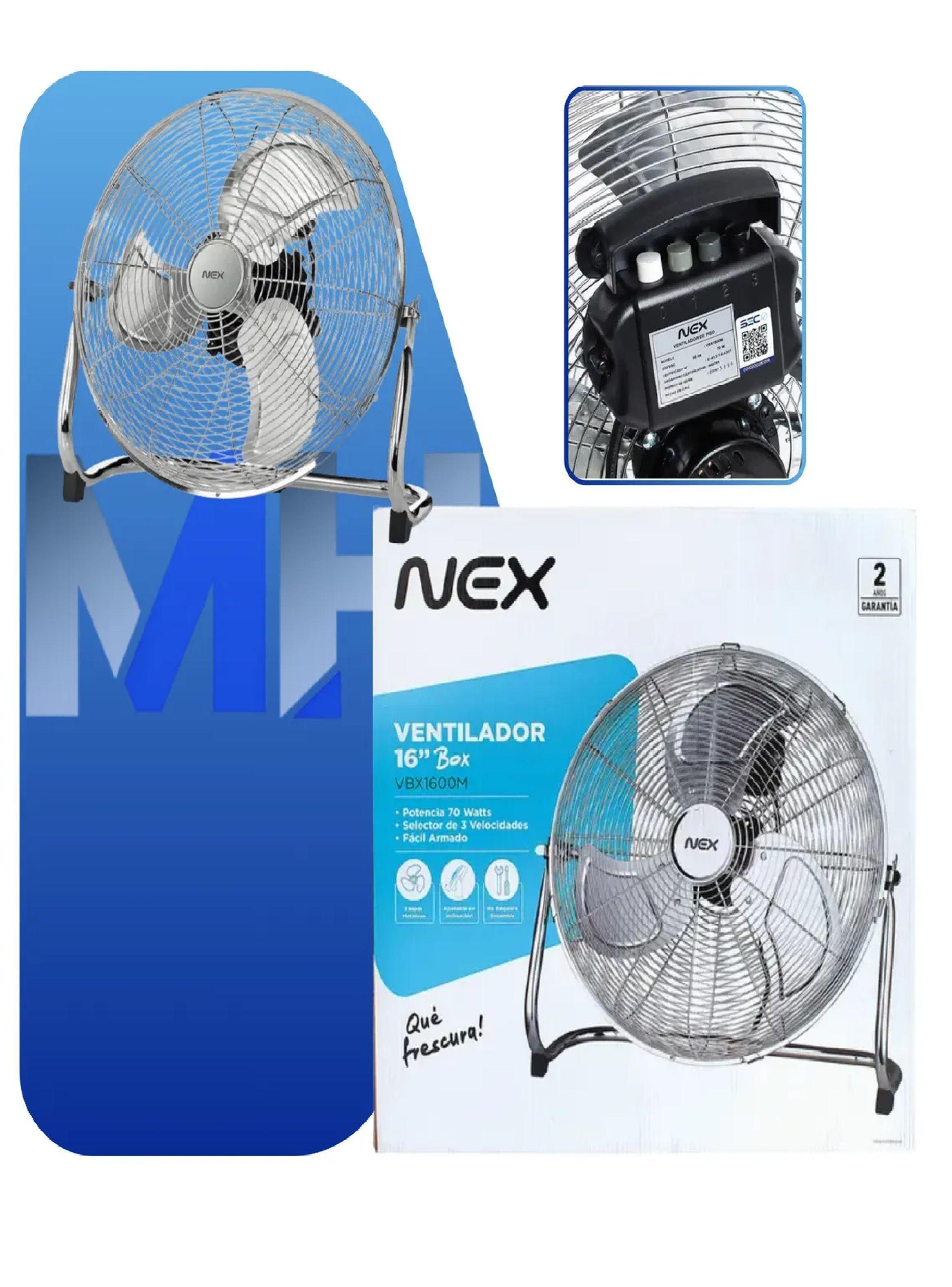 Ventilador Box Metalico 16 Potencia Y Frescura Ajustable-4