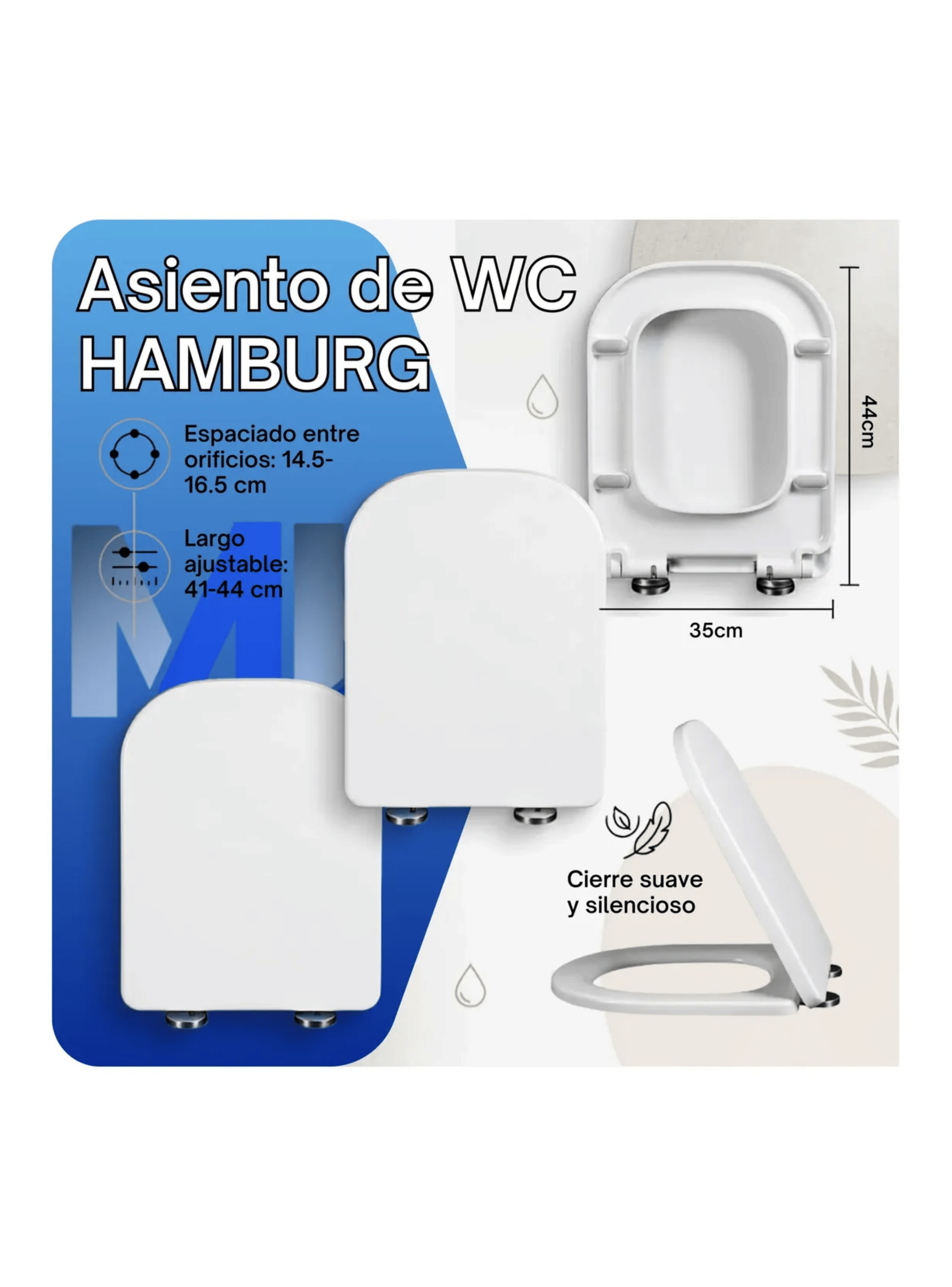 Tapa Asiento Wc Madera Mdf Hamburg Taumm Lux Cierre Suave-3