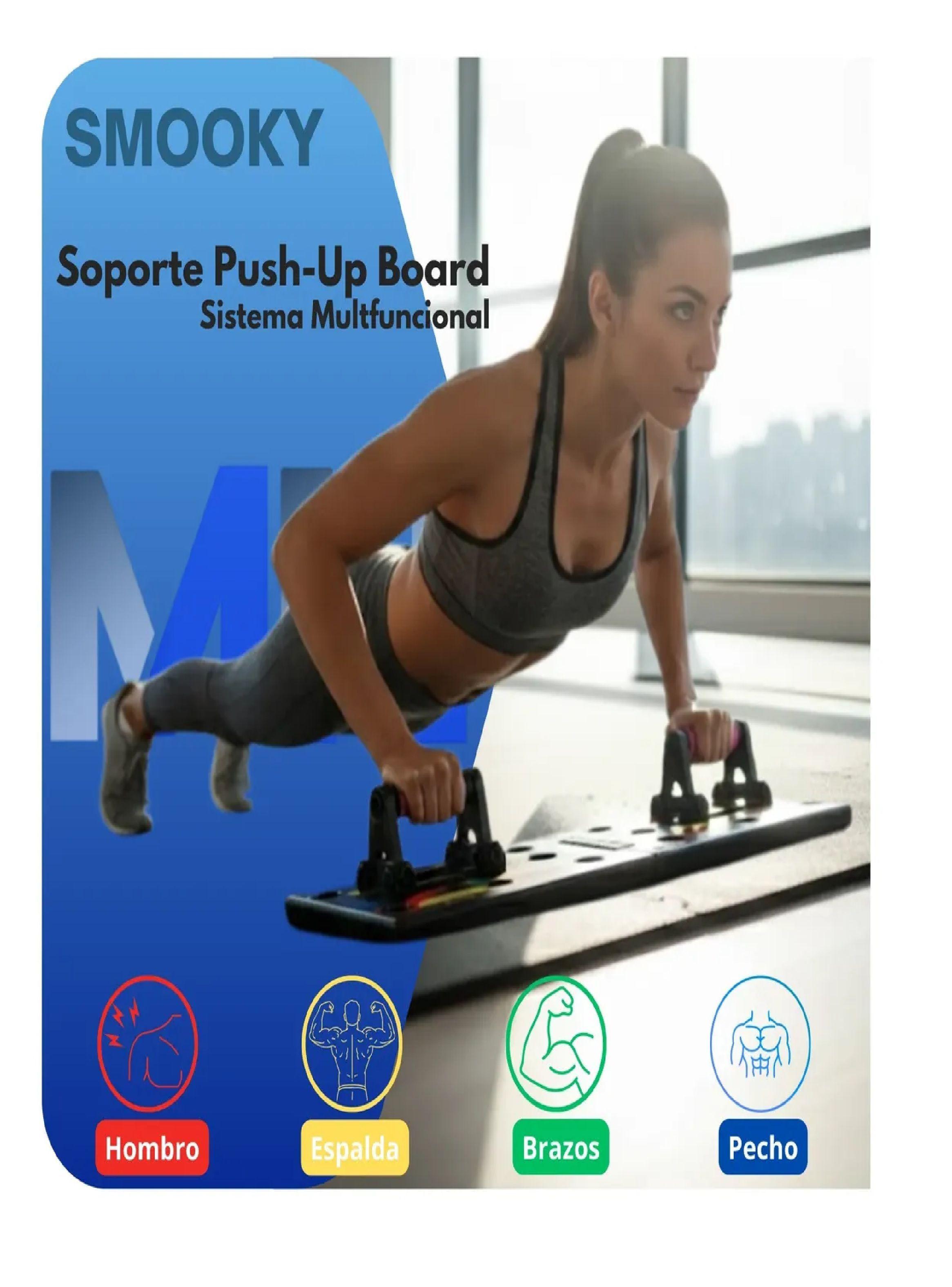 Tabla De Flexiones Multifuncional Pushup Pecho Espalda Brazo-6