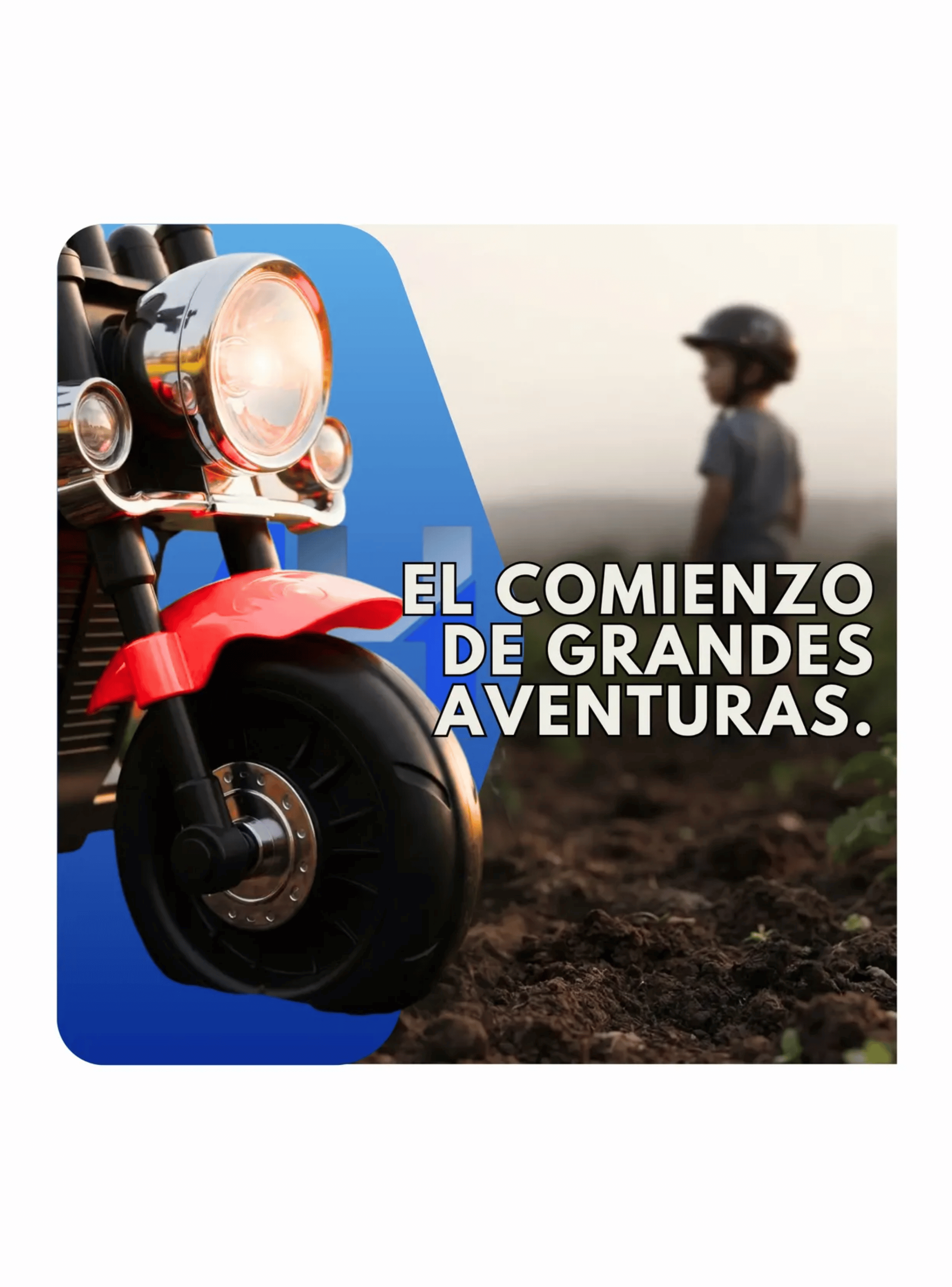 Moto Electrica Infantil 3 Ruedas Estilo Chopper Bateria-7