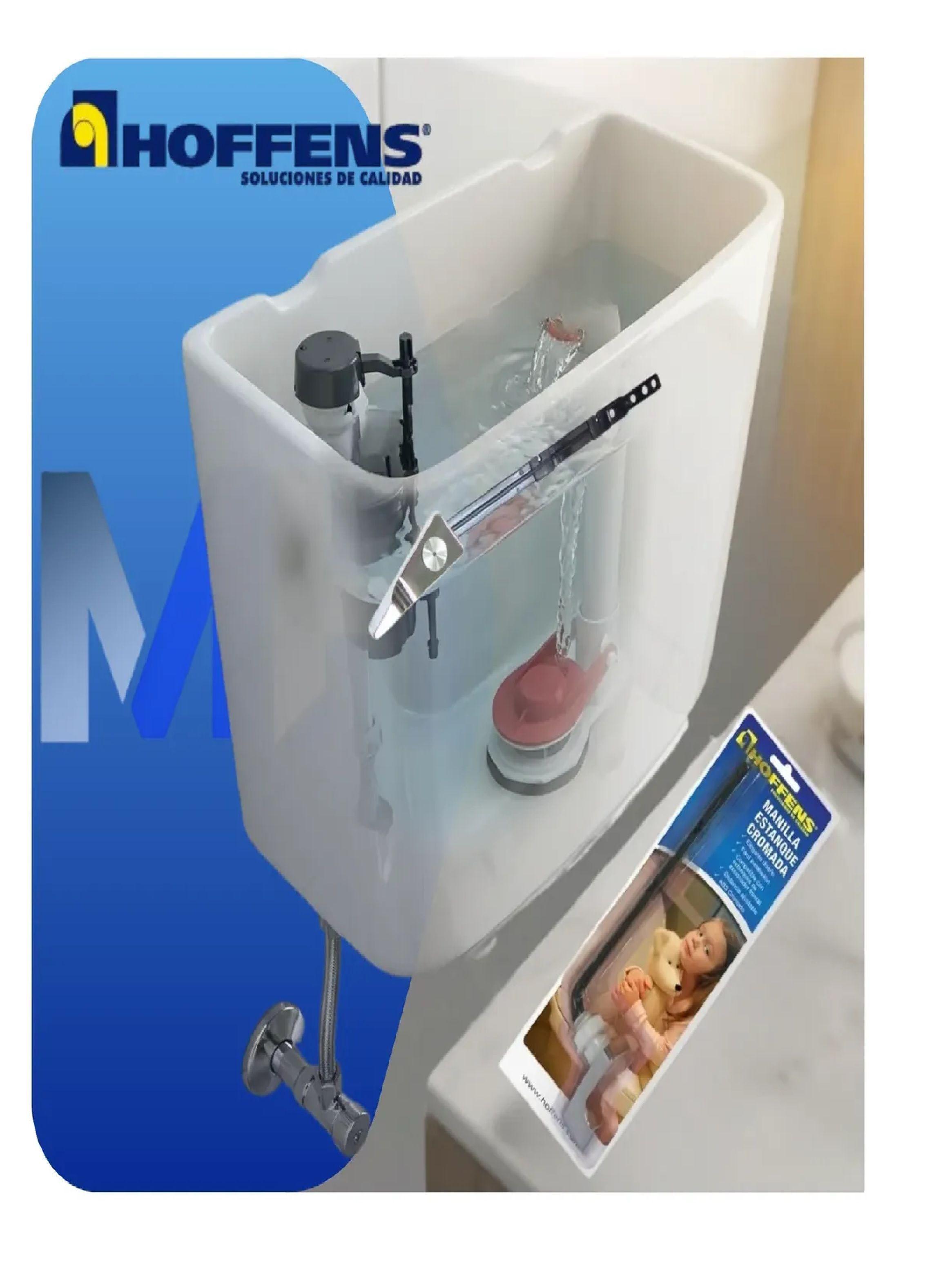 Manilla Palanca Estanque Wc Frontal Cromada Universal Hoffen-4