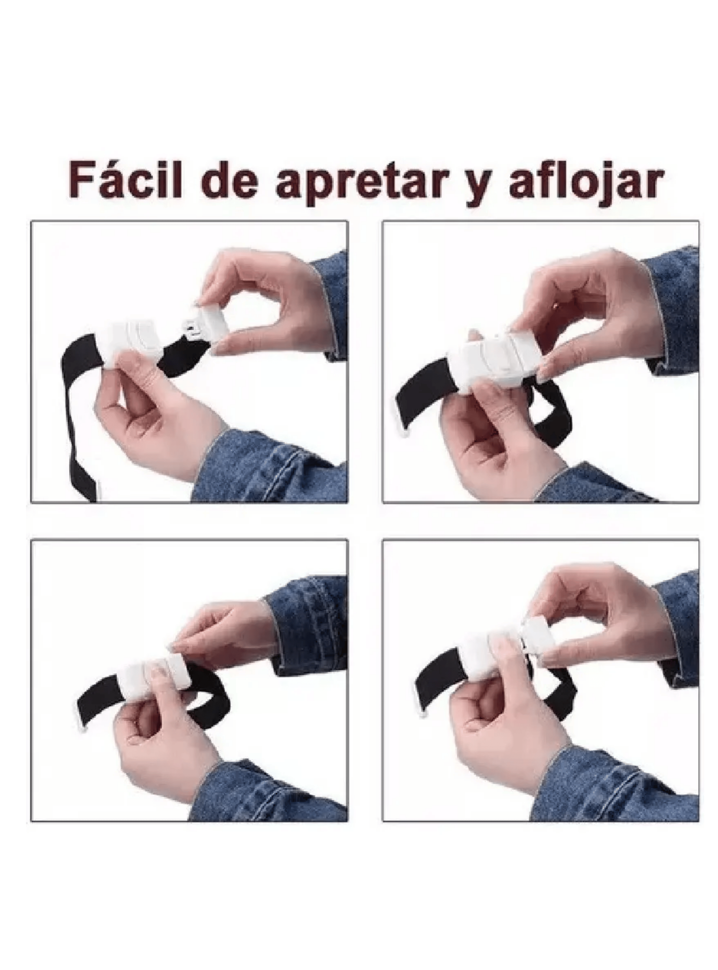 Torniquete Ligadura Elastico Con Hebilla Muestras Amarillo-2
