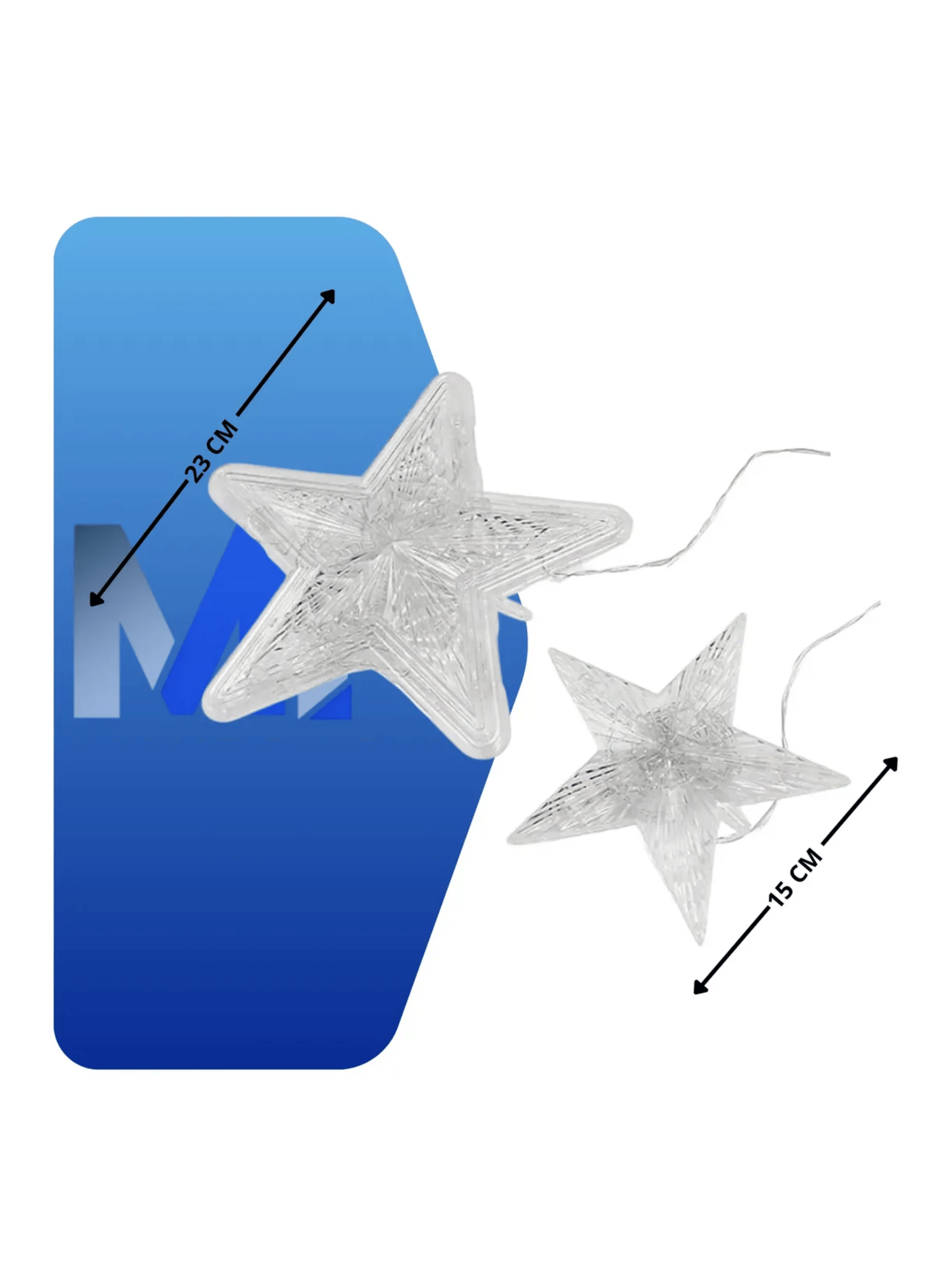 Estrella Para rbol De Navidad Luminosa Led 15 23cm enchufe-6