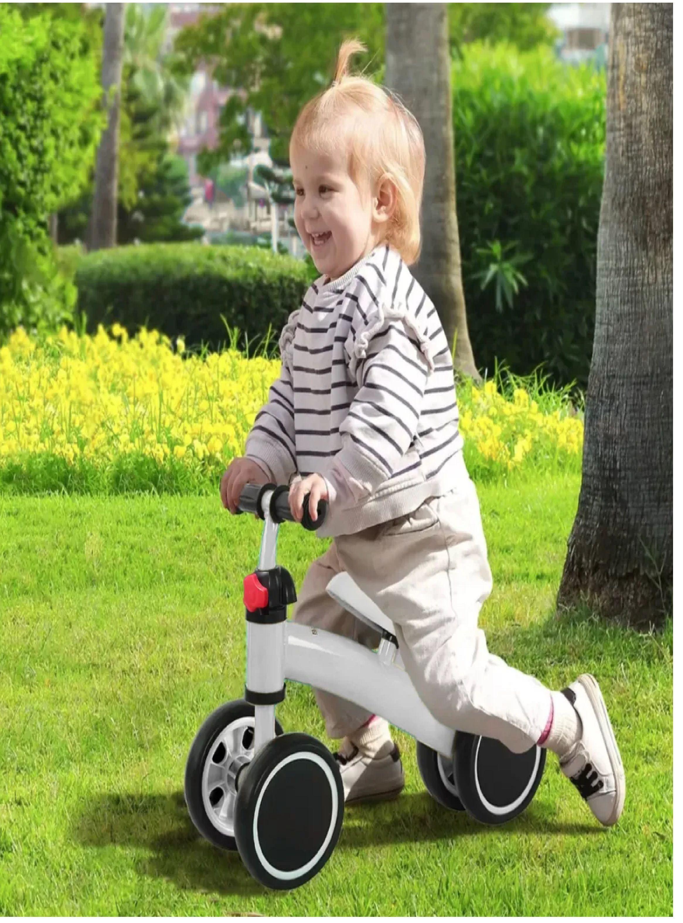 Bicicleta Correpasillo Triciclo Aprendizaje Equilibrio Niños Blanco-5