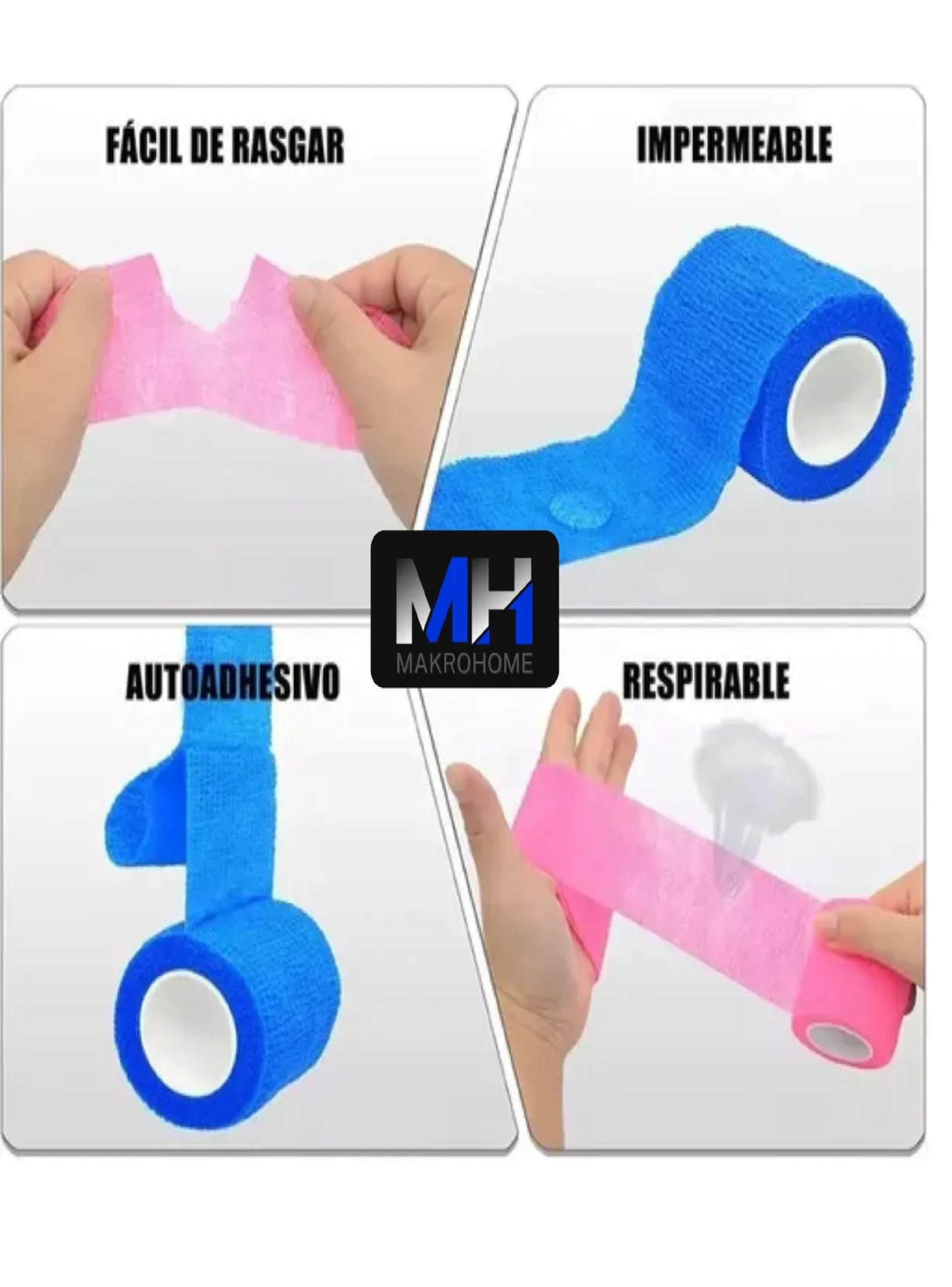 Pack X12 Cinta Para Vendaje Venda Coban Deporte 10cm X4,5m-3