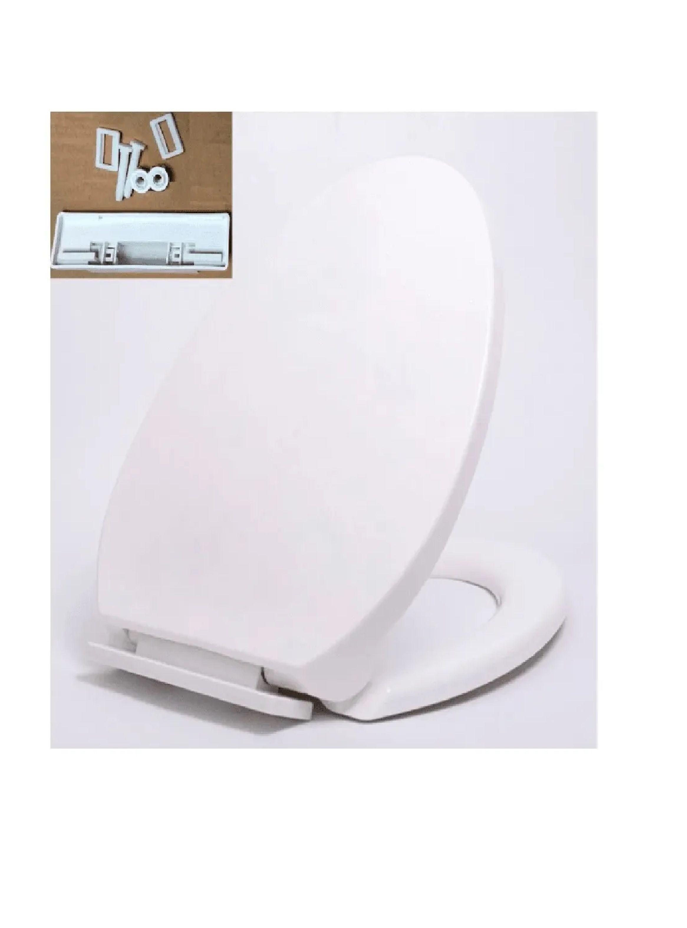 Asiento Wc Sanitario Moderno Cierre Lento Elongada Taumm-4