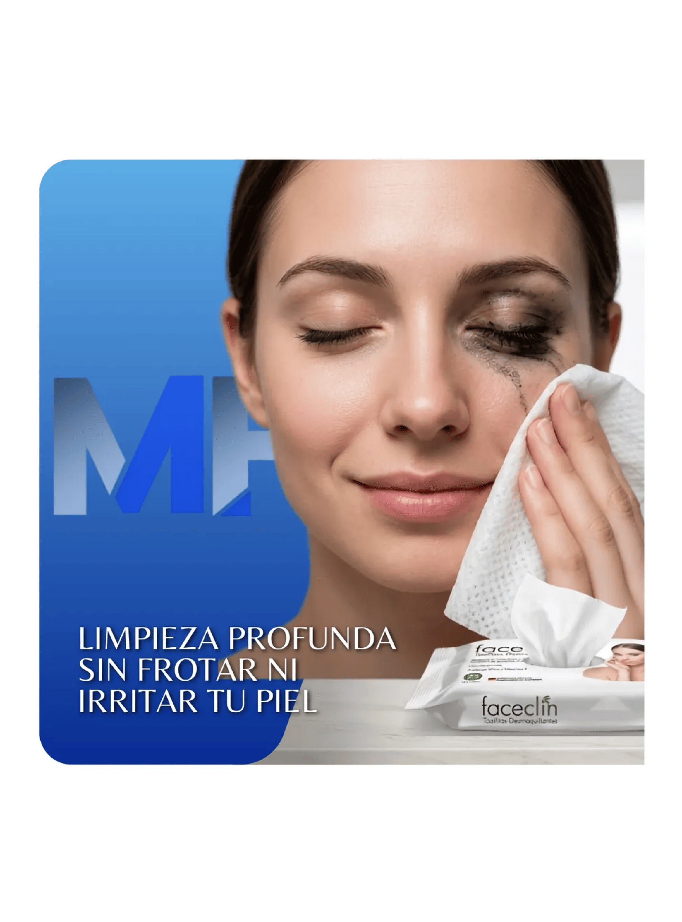 Toallitas Desmaquillantes Faceclin 25 Unidades Olivo Pack X6-2