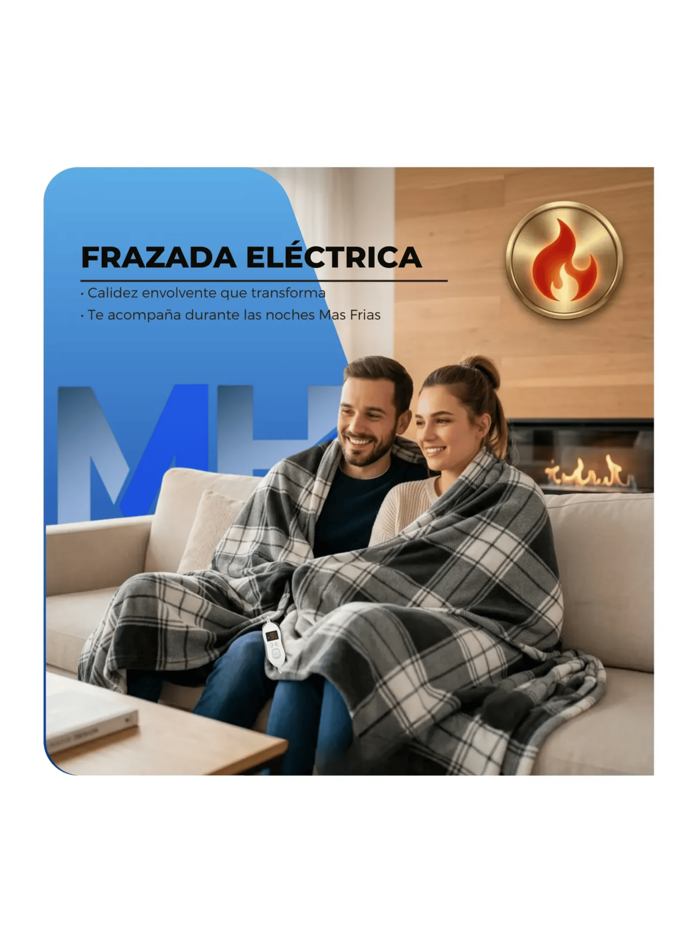 Frazada Electrica Nex Frdoi26 110w Franela 160x120cm-6
