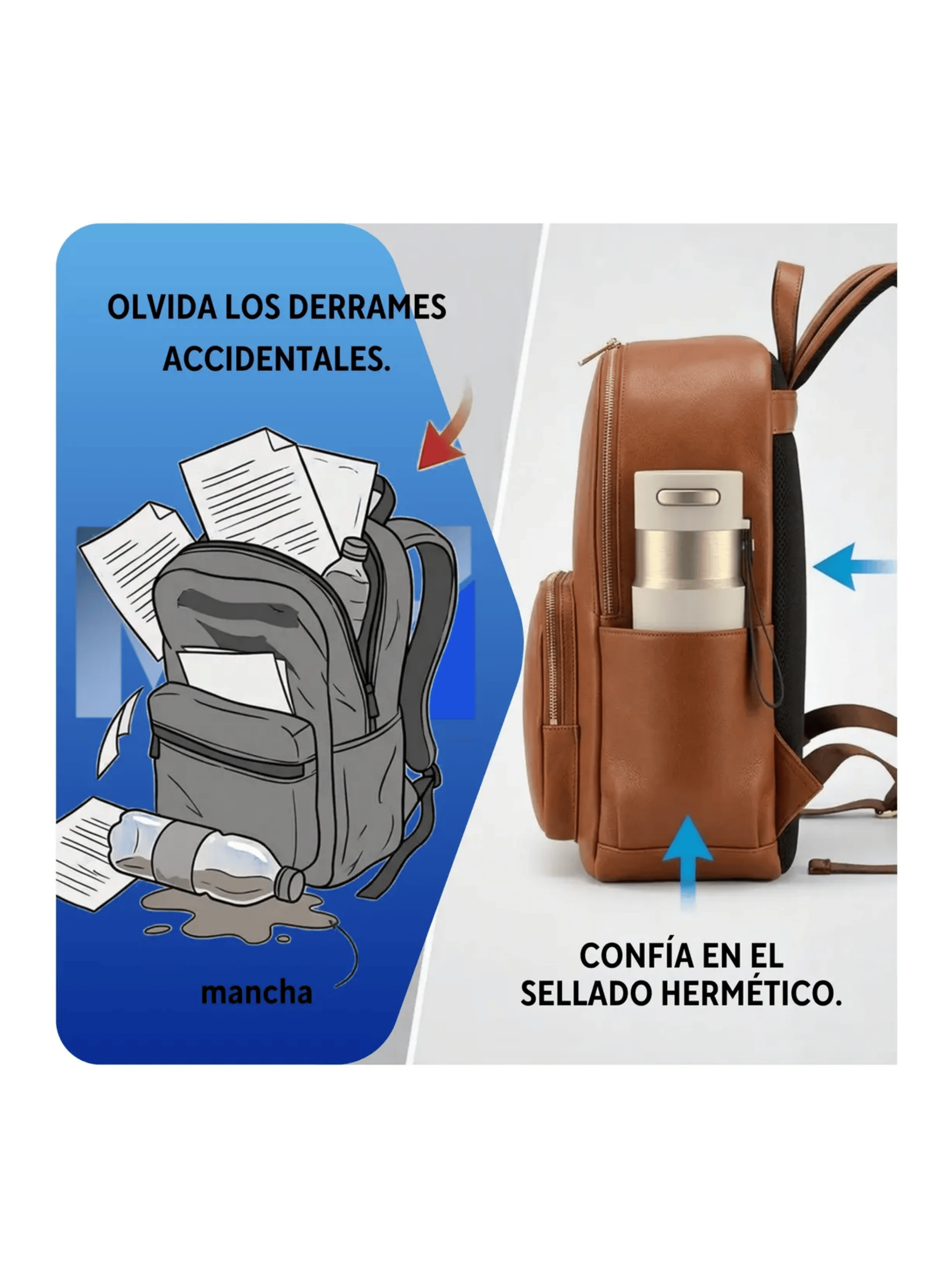 Contigo Vaso Termico Autoseal 473ml Blanco y Dorado-5