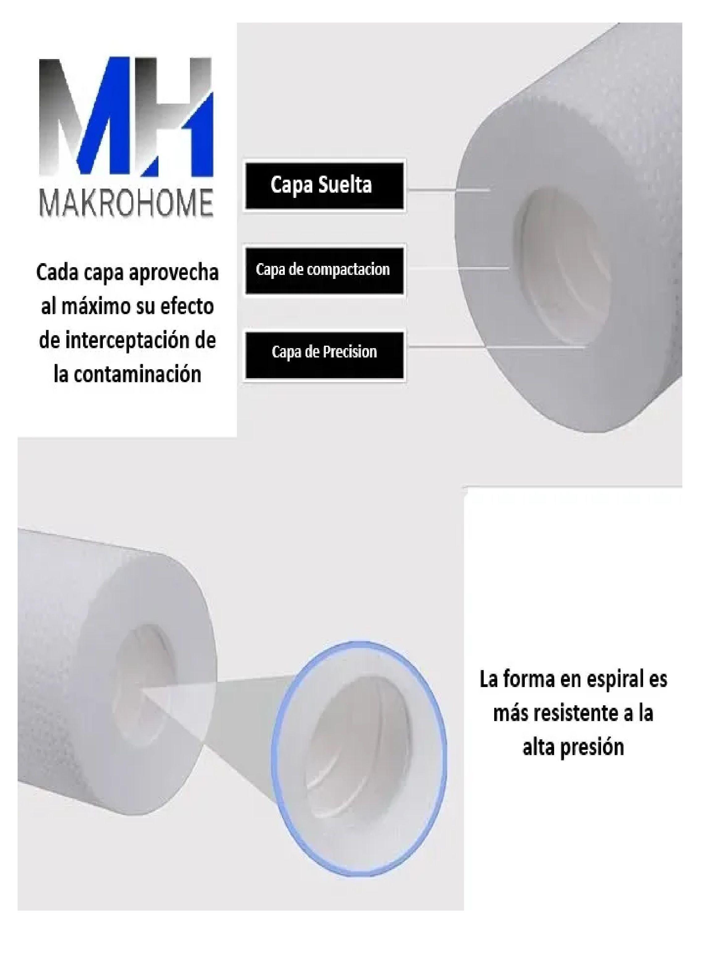 Pack 3 Filtros Antisarro Ablandador 10 Pulgadas 5 Micras-4
