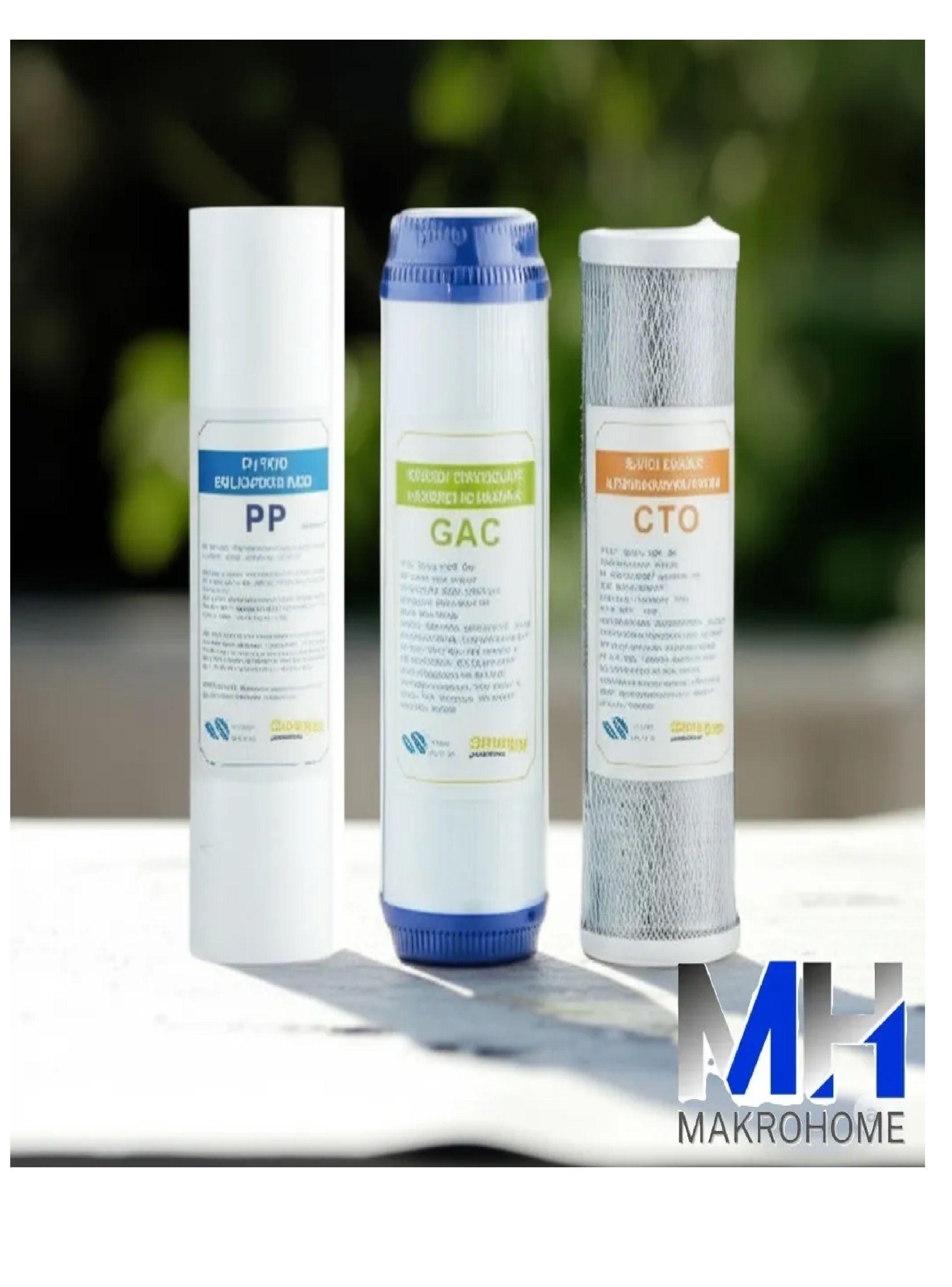 Pack 3 Filtros Antisarro Ablandador 10 Pulgadas 5 Micras-5