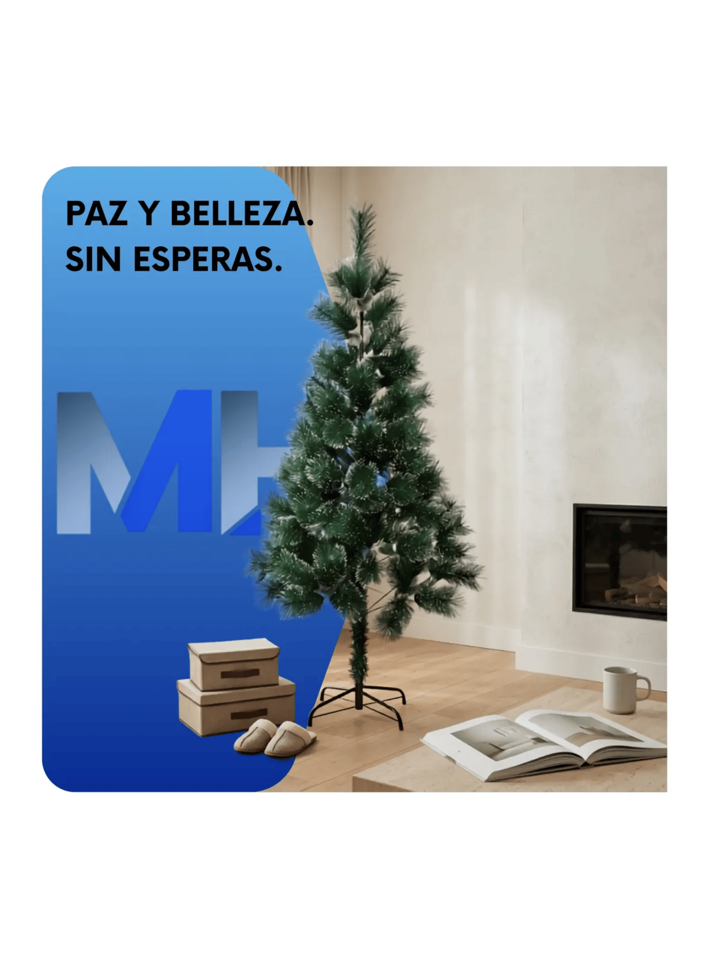 Arbol De Navidad Nevado 150 Cm 1 5 Metros Base Metalica-1