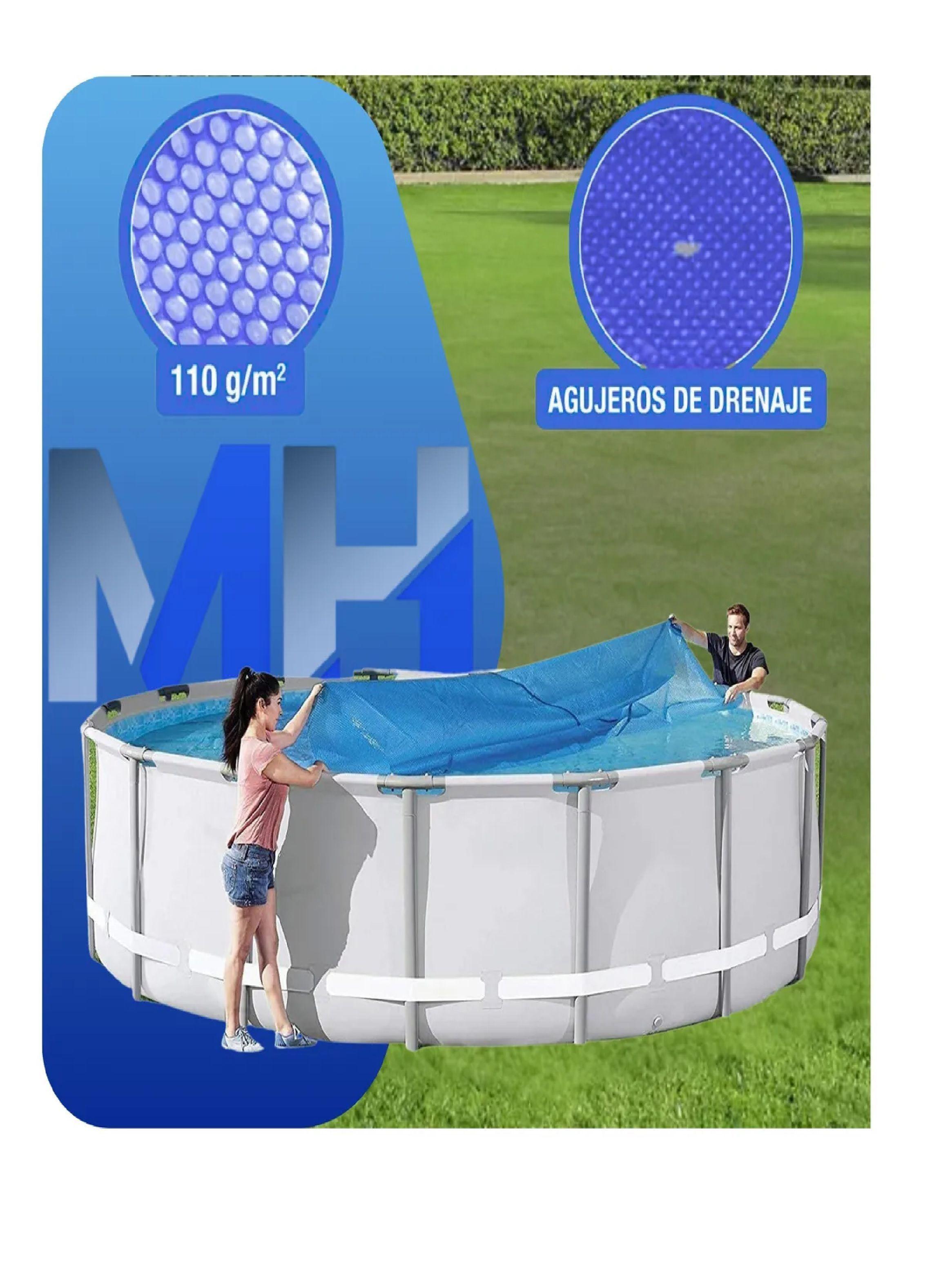 Cobertor Solar Bestway Para Piscina De 3.66m A 3.56 Redonda-3