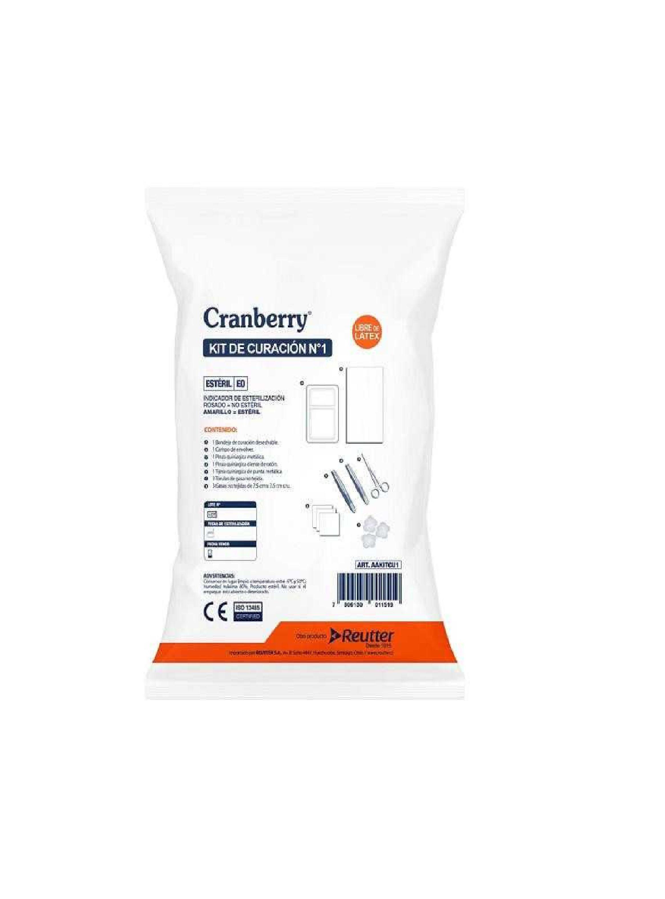 Kit De Curación Pie Diabetico Estéril Desechable Cranberry-2