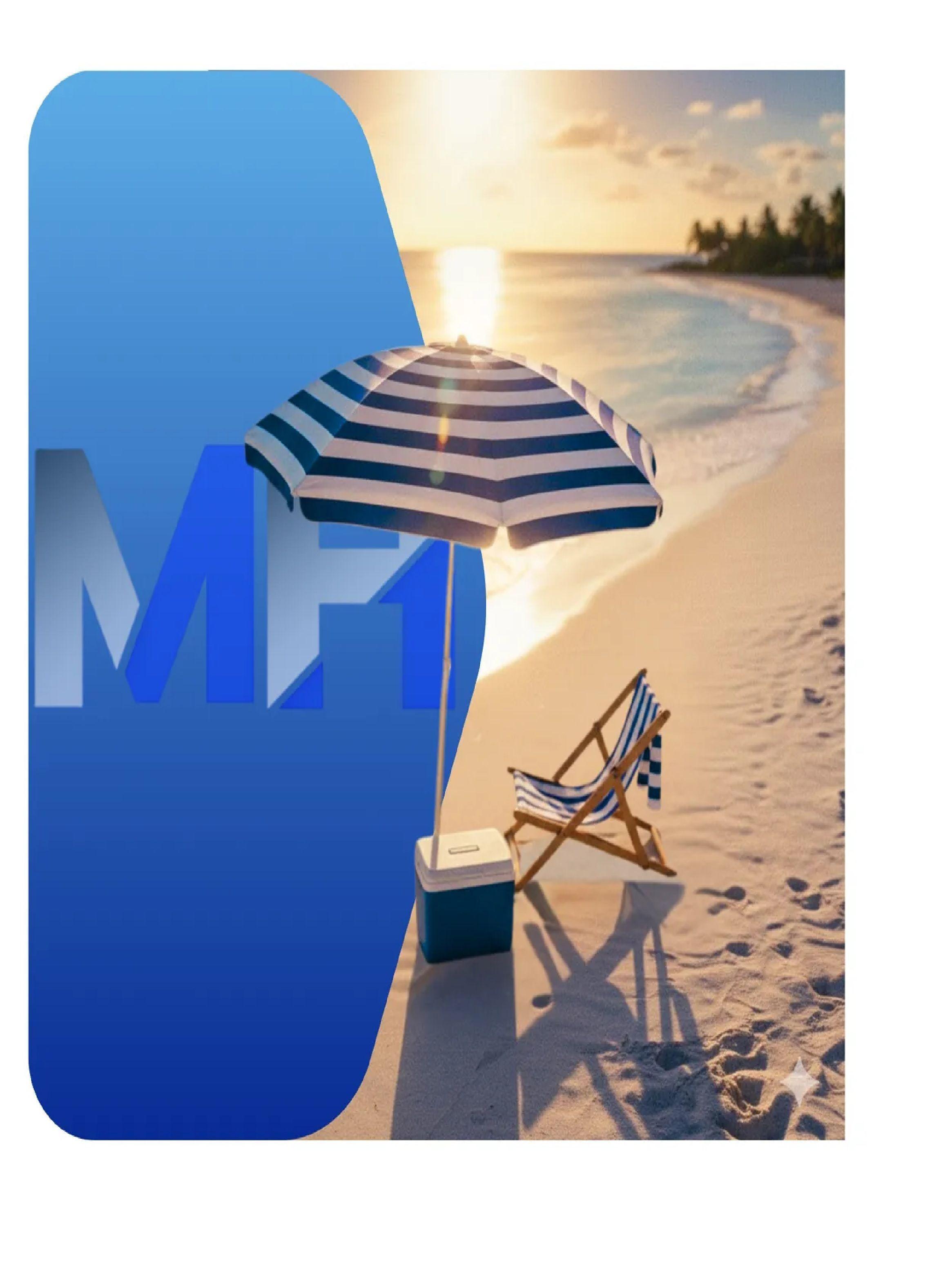 Quitasol Grande Para Playa A Raya Plegable Con Proteccion Uv-2