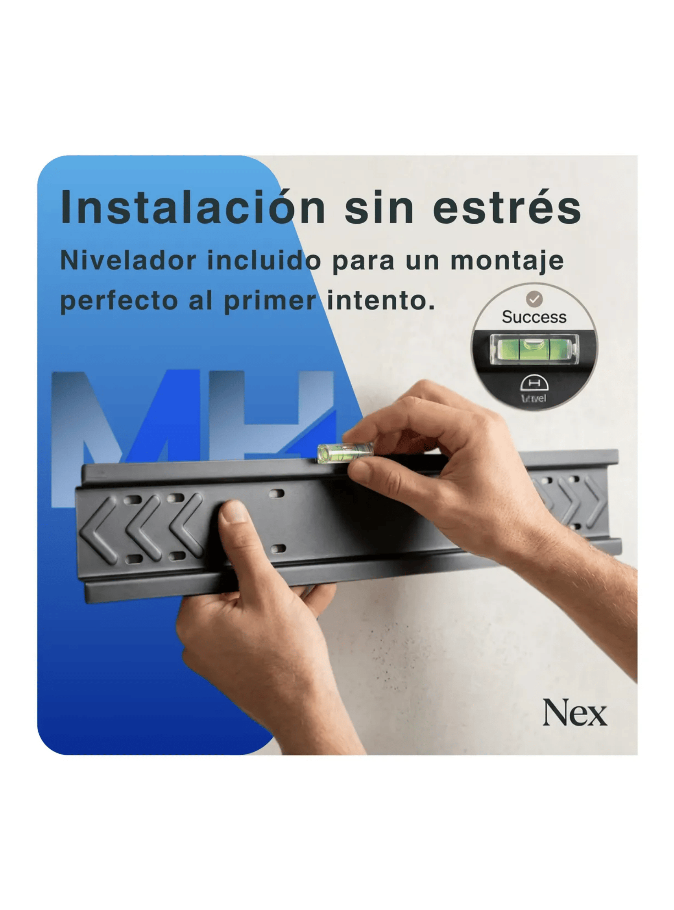 Soporte Tv 32 A 80 Pulgadas Nex Sop20197 n Inclinable 50kg-5