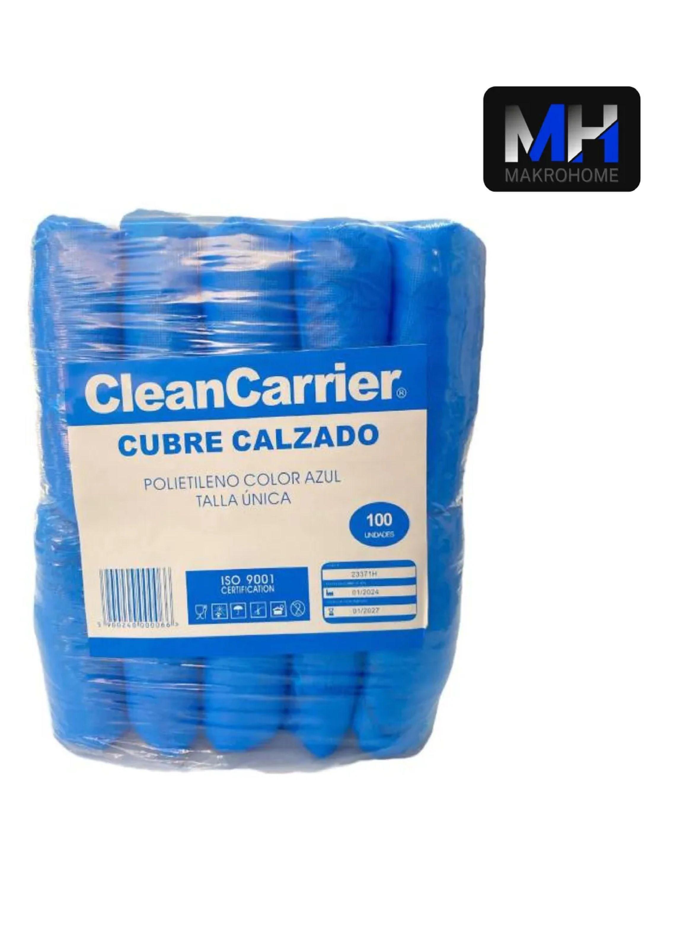 Cubre Zapato Azul 100 Unidades Antideslizante Cleancarrier-2