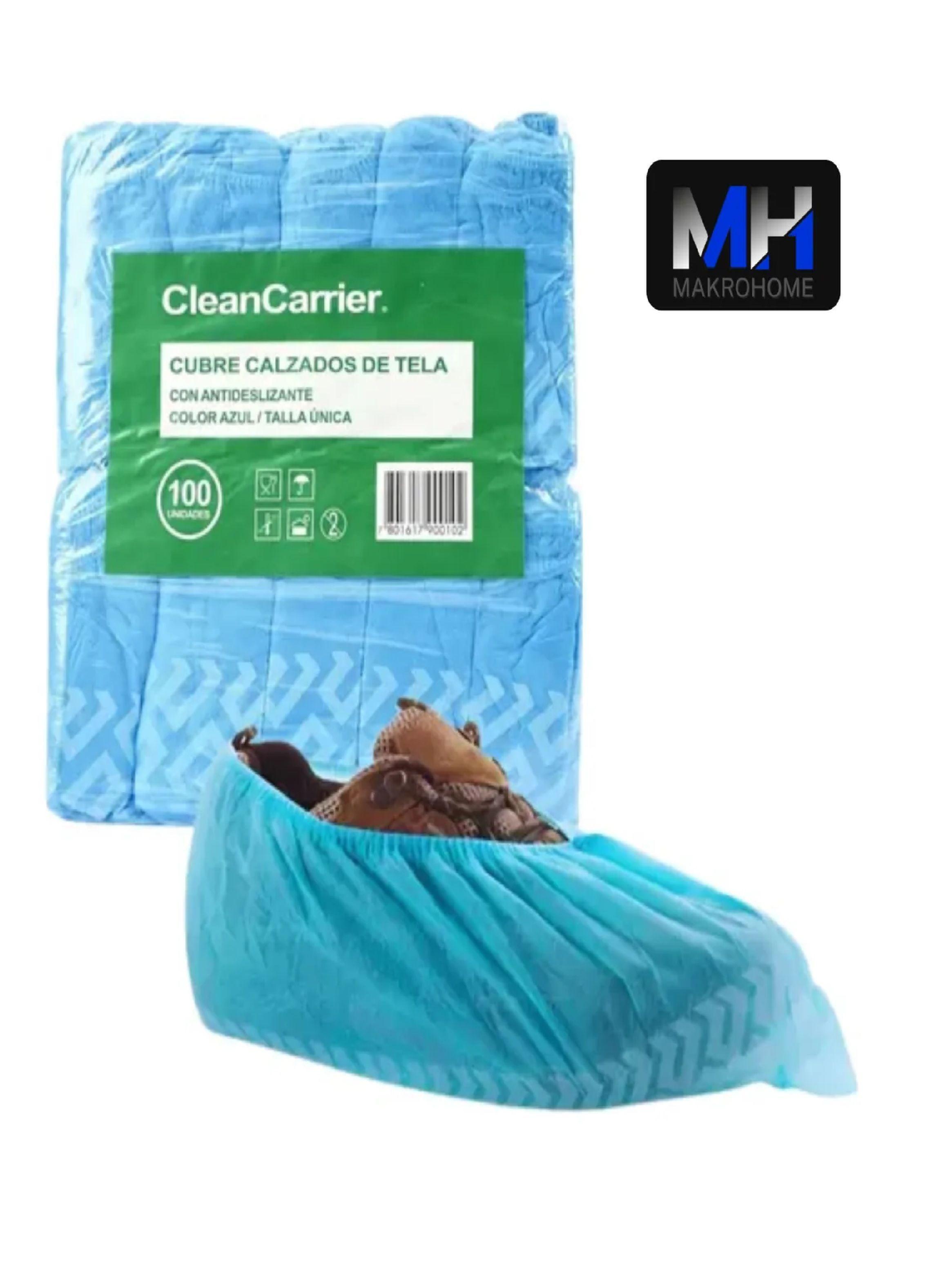 Cubre Zapato Azul 100 Unidades Antideslizante Cleancarrier-3