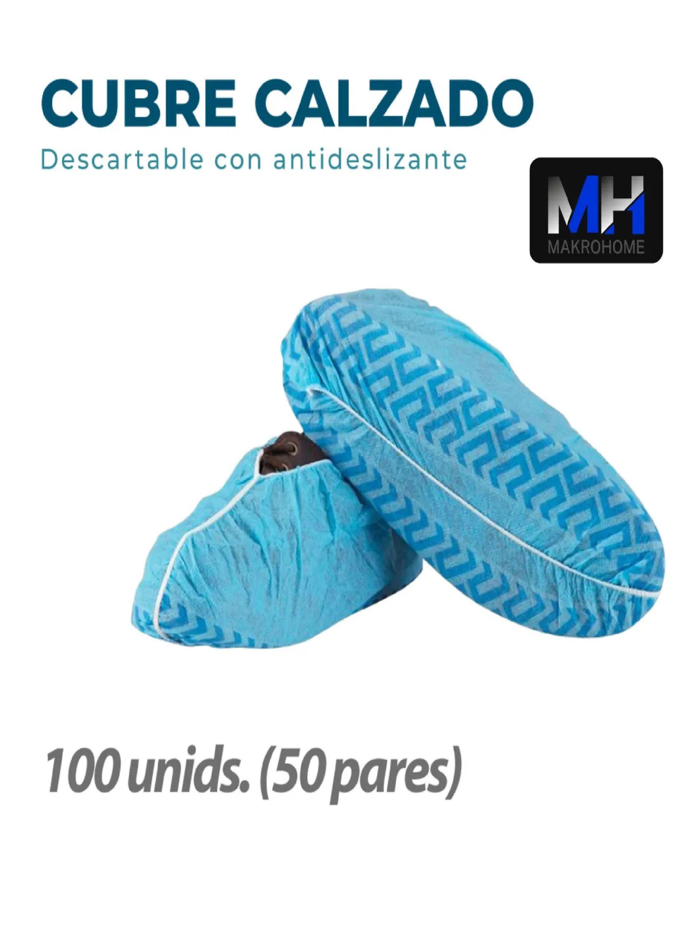 Cubre Zapato Azul 100 Unidades Antideslizante Cleancarrier-4