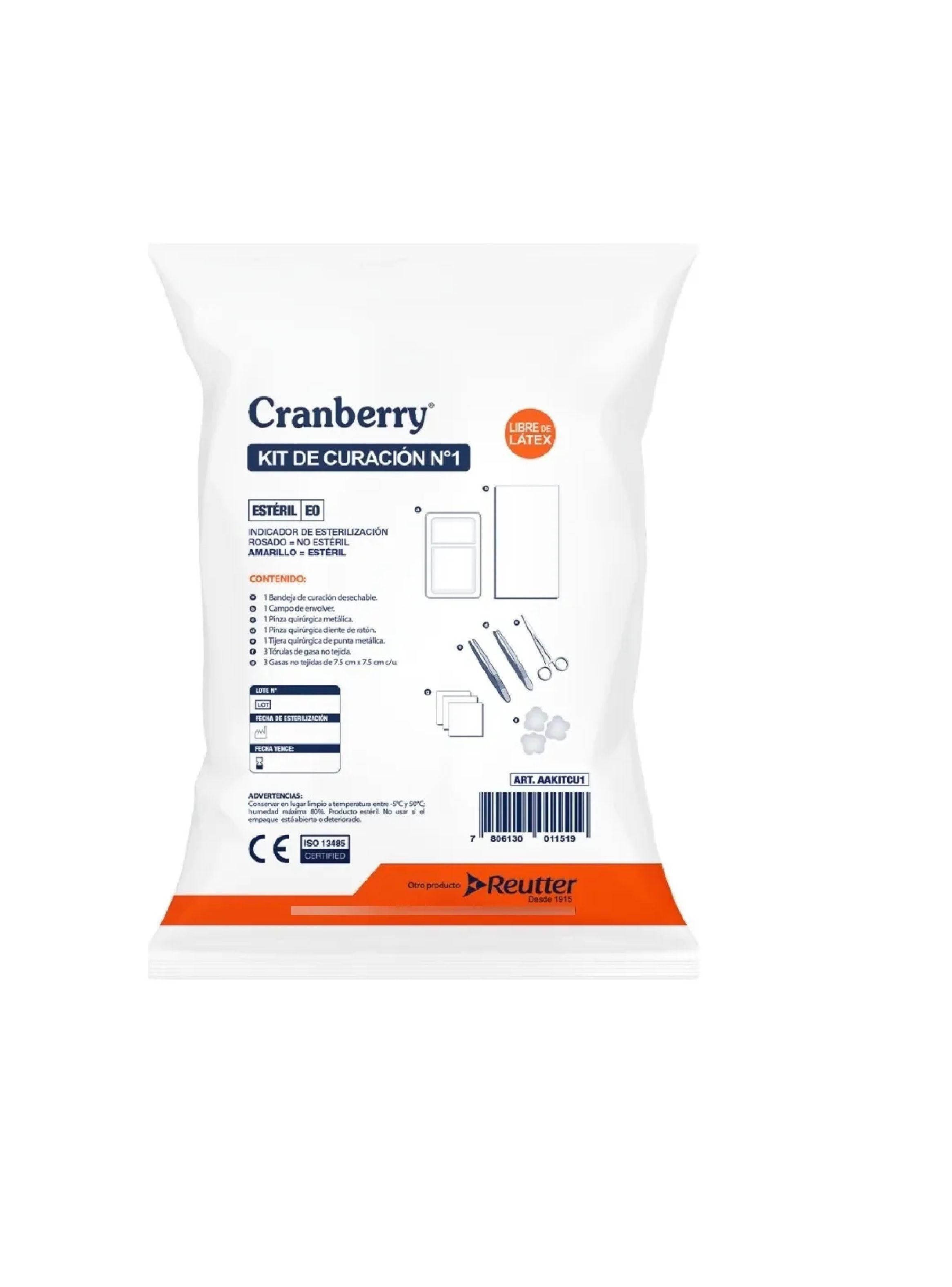 Kit De Curación Desechable Cranberry N°1-1